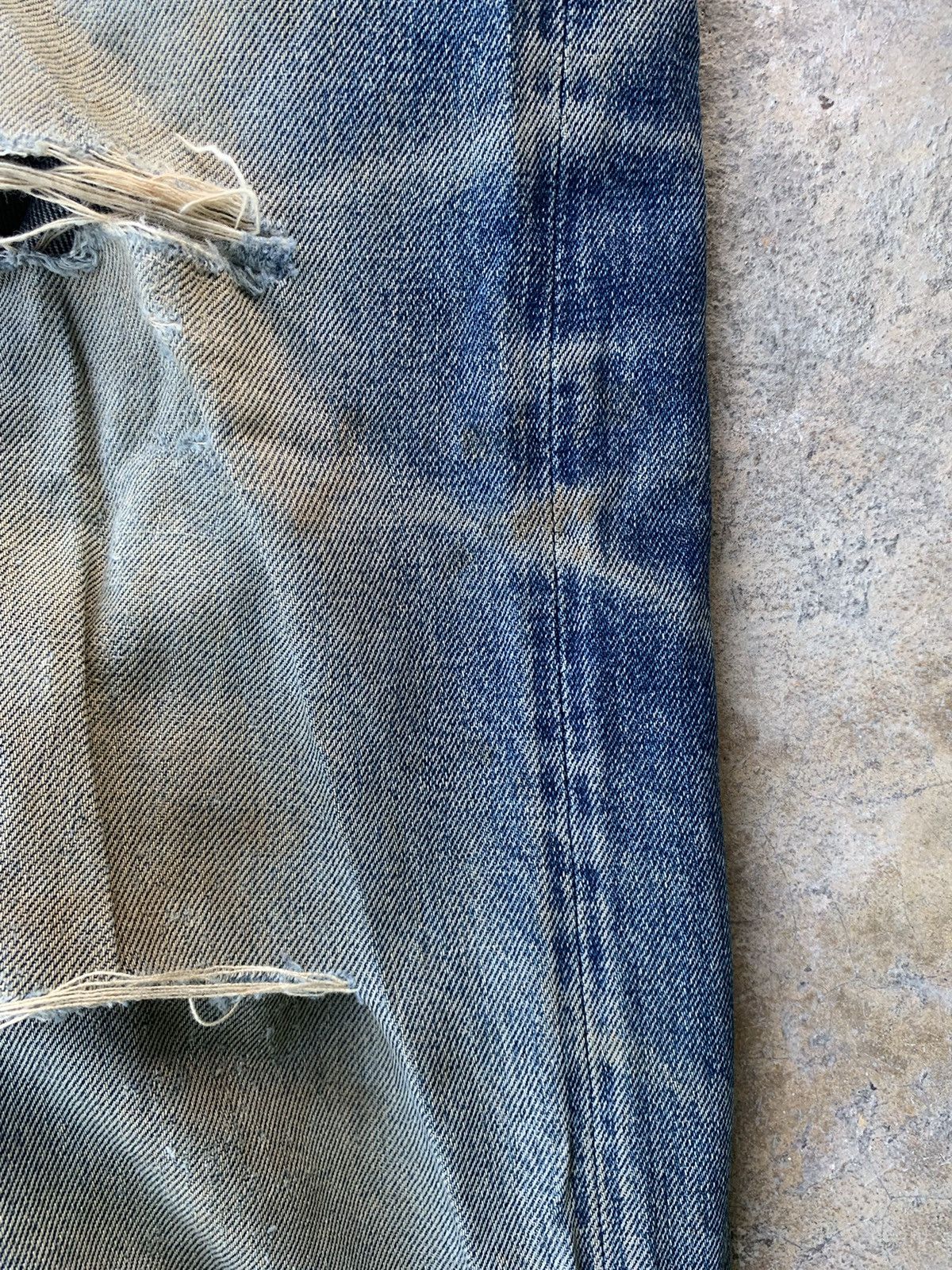 Sugar Cane Vintage Distressed Sugar Cane Redline Selvedge Denim Size US 30 / EU 46 - 22 Thumbnail