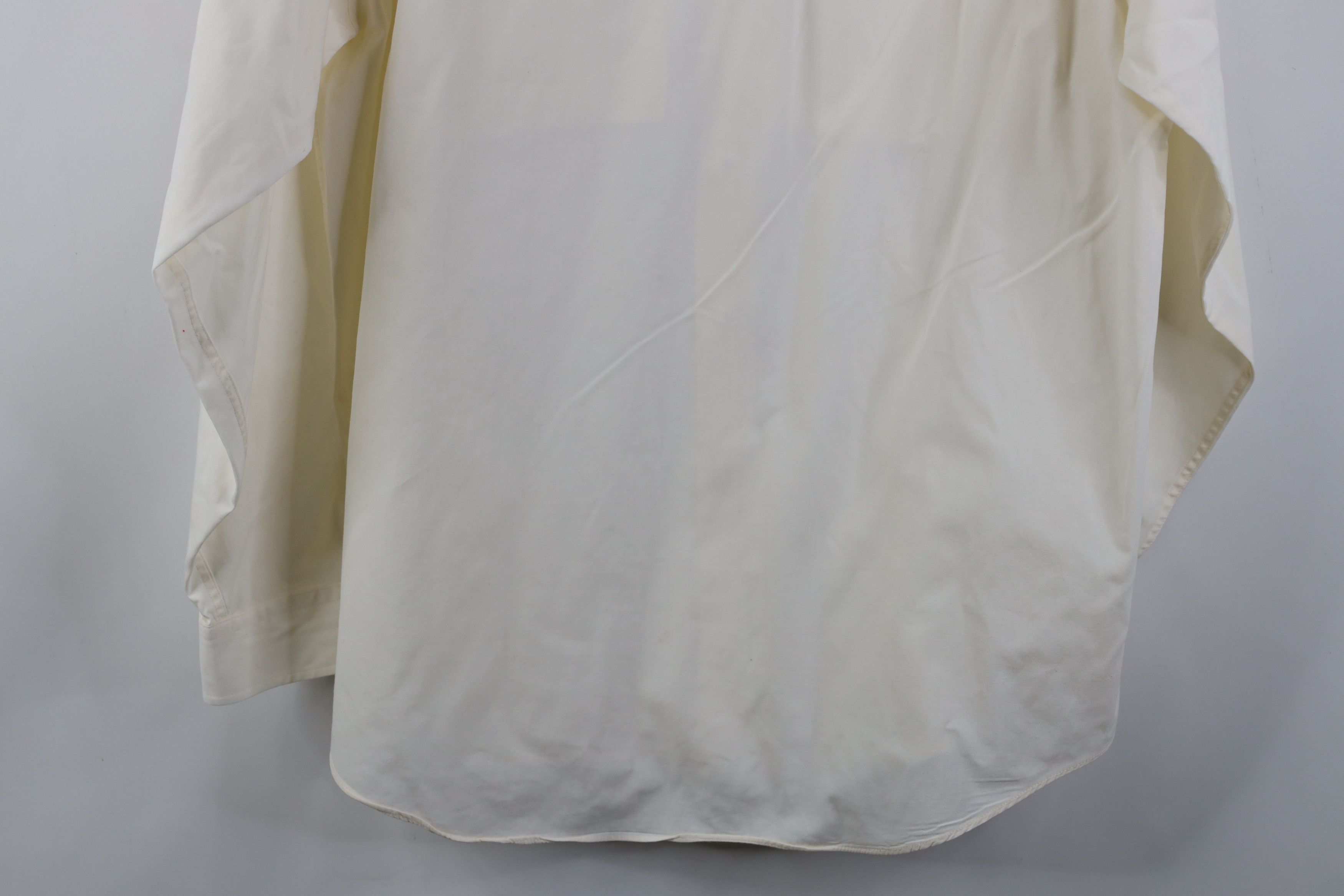 Gap Vintage 90s Gap Collared Button Down Shirt Cream Cotton Size US L / EU 52-54 / 3 - 11 Thumbnail