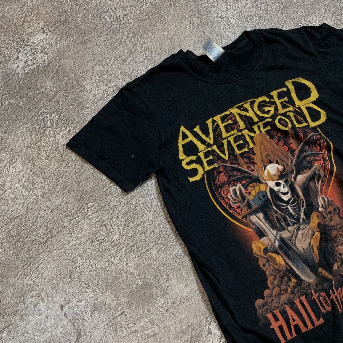 Vintage Vintage 90s Avenged Sevenfold Band Tee Graphic Grunge Slim S Size US S / EU 44-46 / 1 - 3 Thumbnail
