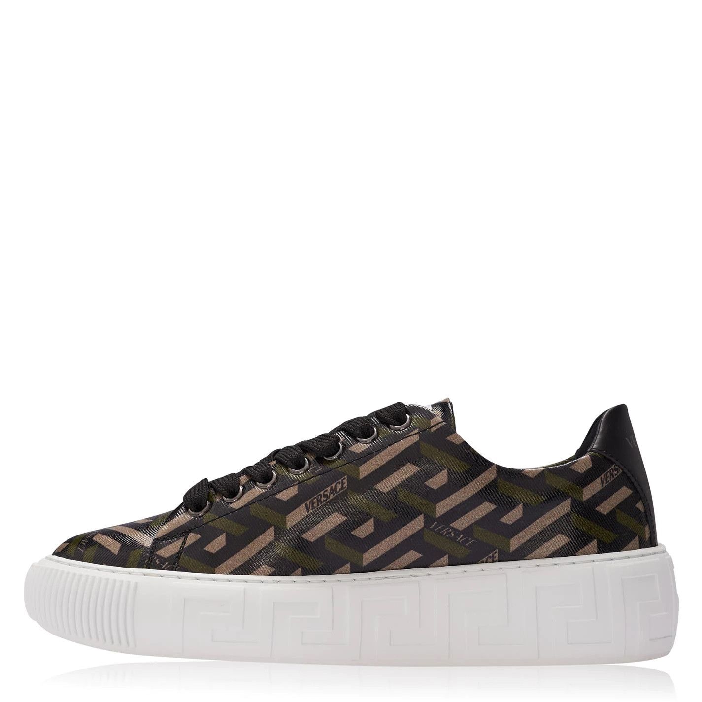 Versace Versace Greca Low Top Sneakers Women's Size US 7 EU 37 Size US 7 / IT 37 - 2 Thumbnail