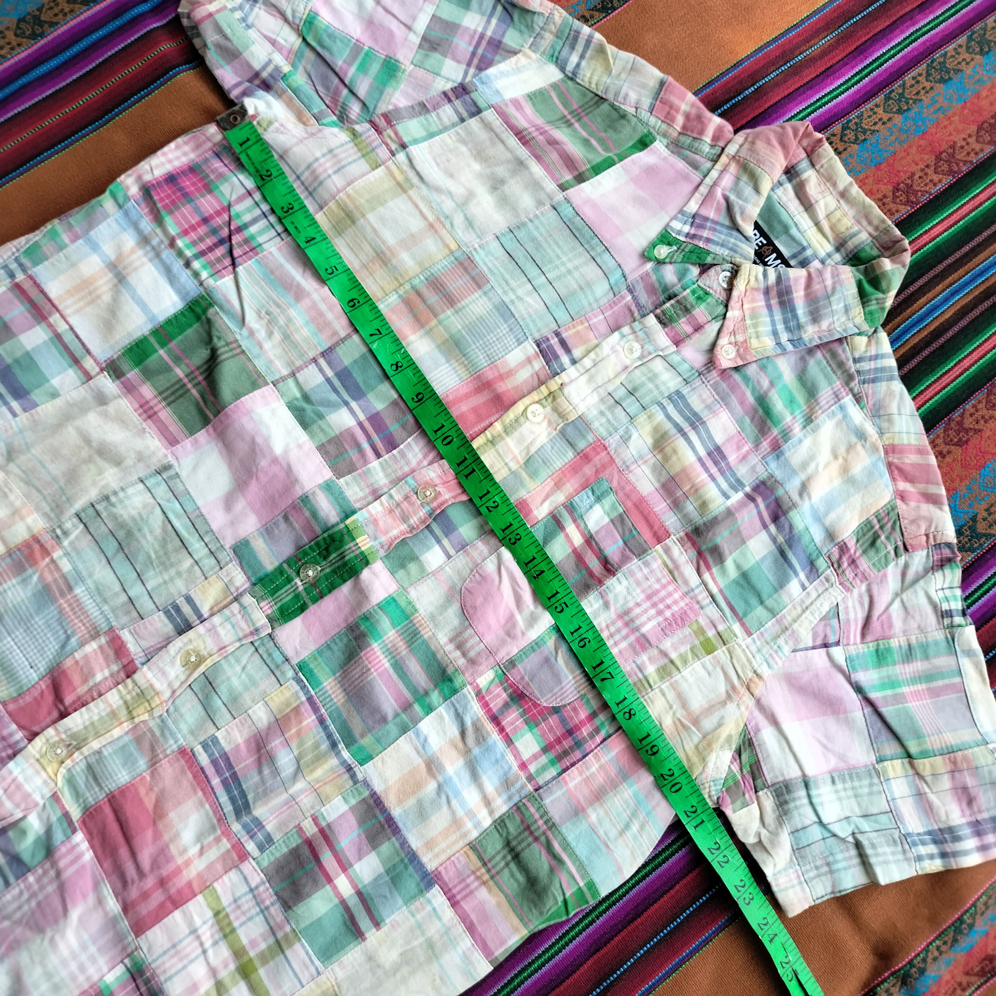 Beams Plus Beams plus patchwork ss shirt Size US S / EU 44-46 / 1 - 14 Thumbnail