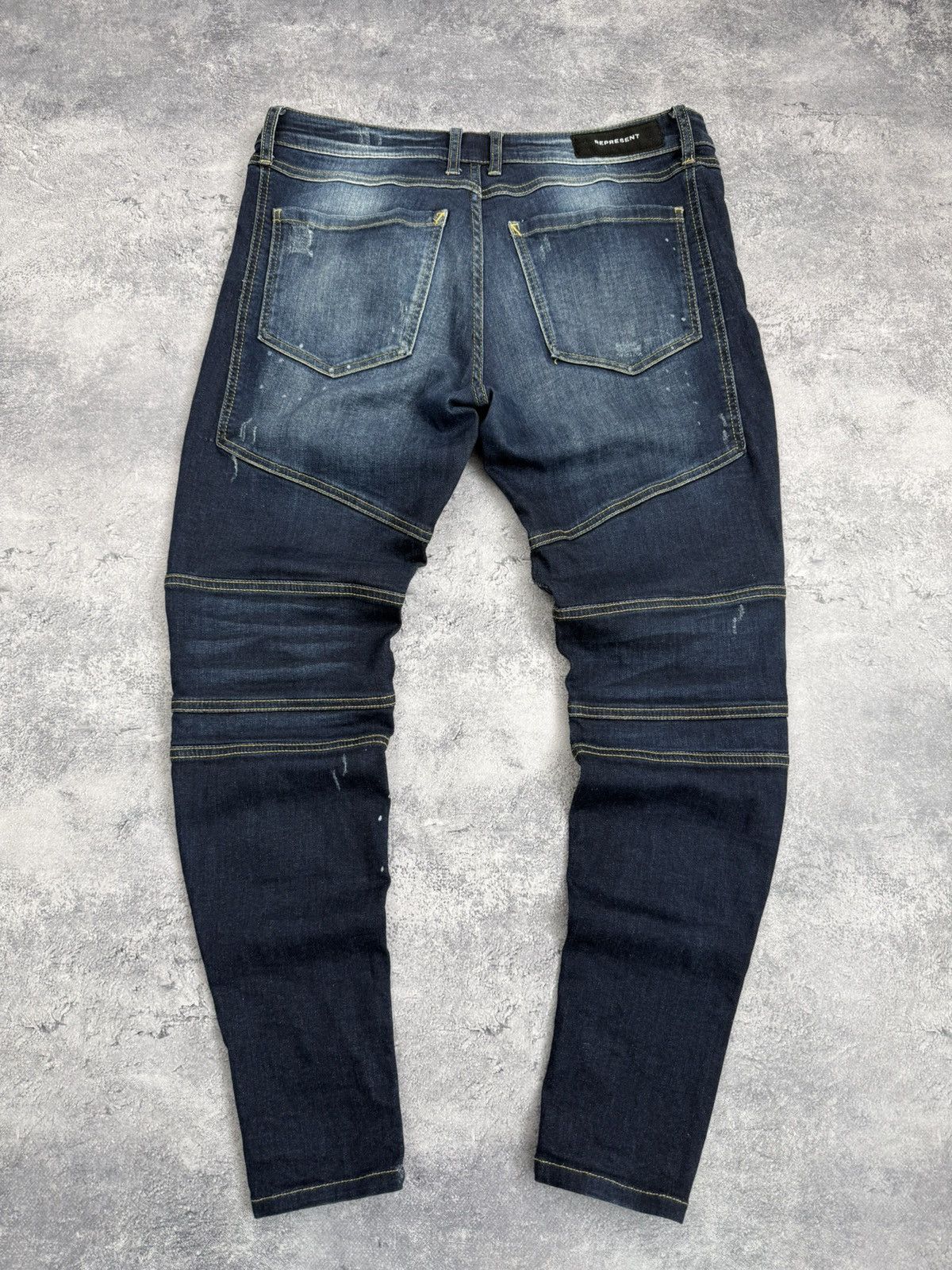 Represent Clo. Represent Biker Jeans Denim Pants Size US 32 / EU 48 - 2 Thumbnail