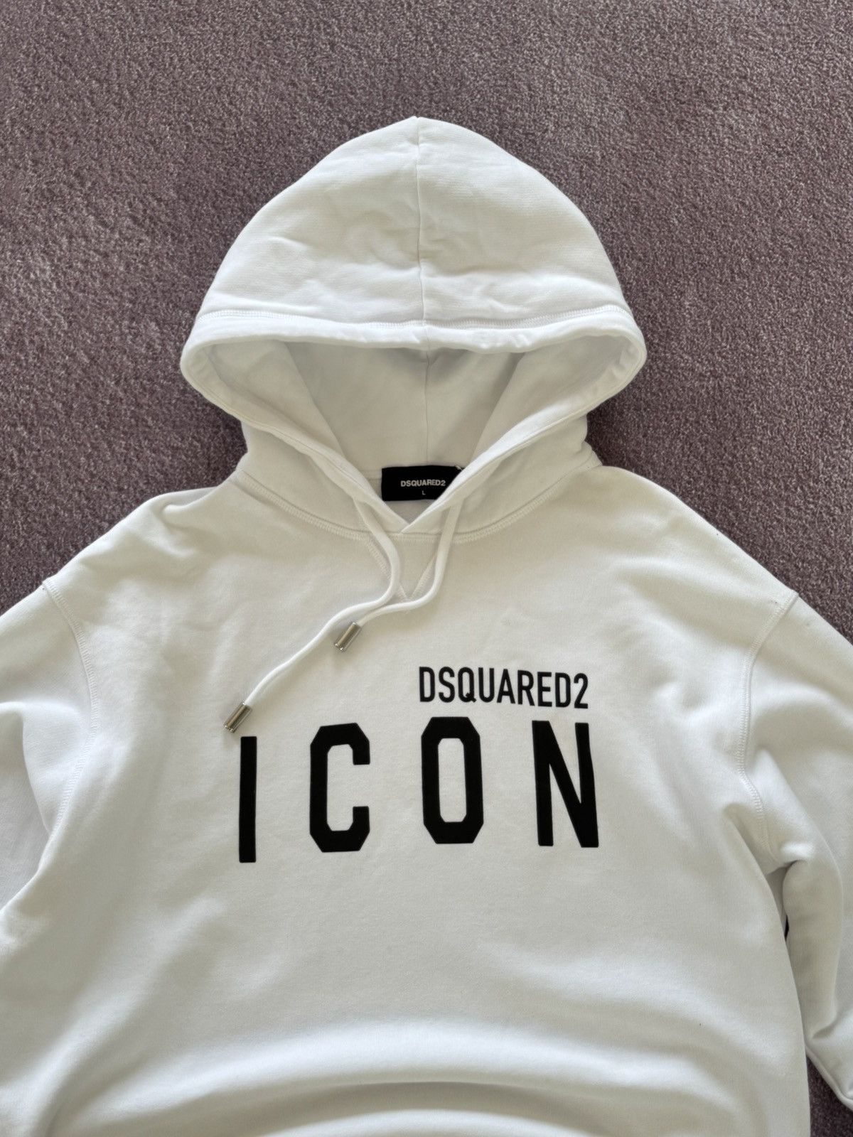 Dsquared2 00s Dsquared2 Big Logo Luxury “Icon” Hoodie Size US L / EU 52-54 / 3 - 2 Thumbnail