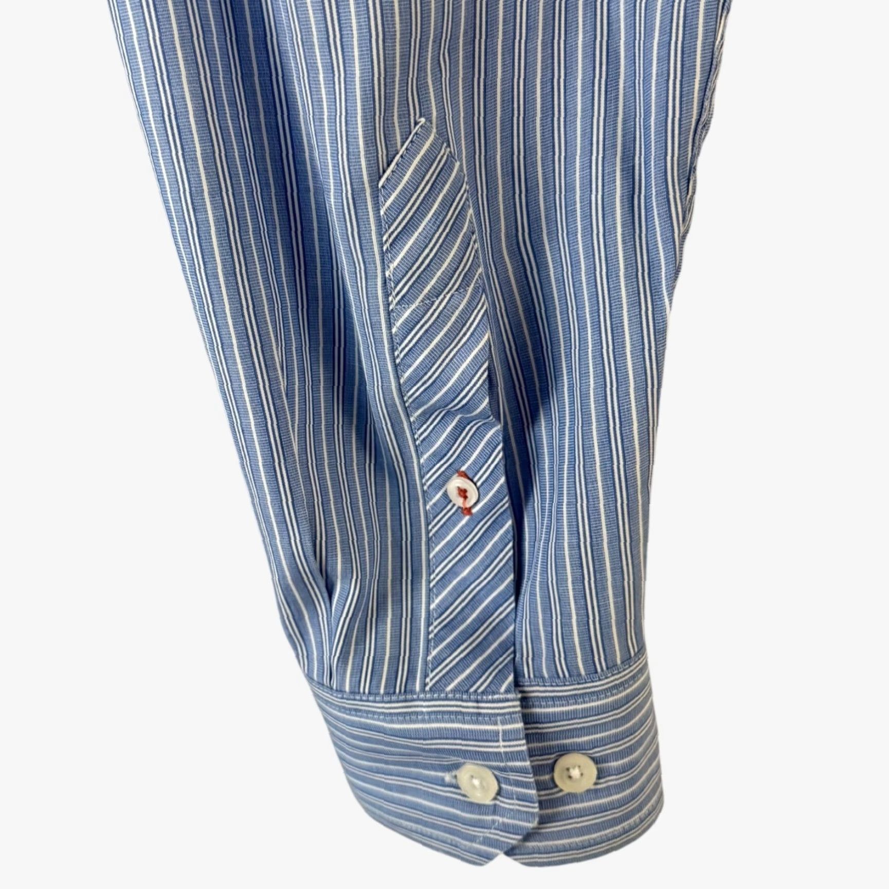 The Territory Ahead VINTAGE The Territory Ahead Men's Dress Shirt Long Sleeve Button-Up Cotton Blue M Size 40R - 7 Thumbnail