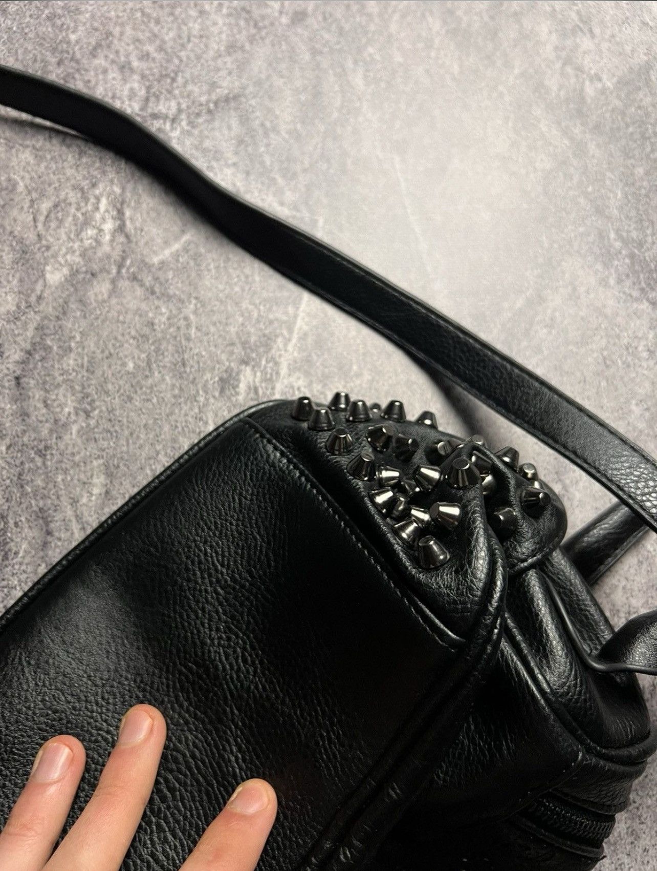 Seditionaries 12K Alexander McQueen Style leather skull shoulder punk bag Size ONE SIZE - 6 Thumbnail