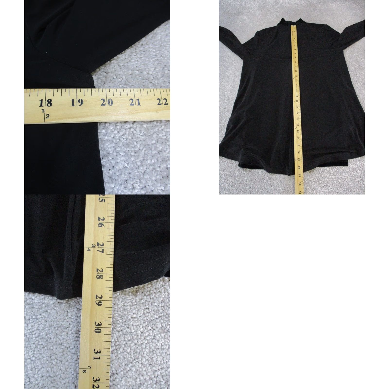 Joseph Joseph Rikkot Shirt Womens 10 Black Silk Velvet Tunic New V-Neck Pullover Blouse Long Sleeve Womens 10 Black Silk Velvet Tunic Joseph Rikkot Shirt Size L / US 10 / IT 46 - 8 Thumbnail