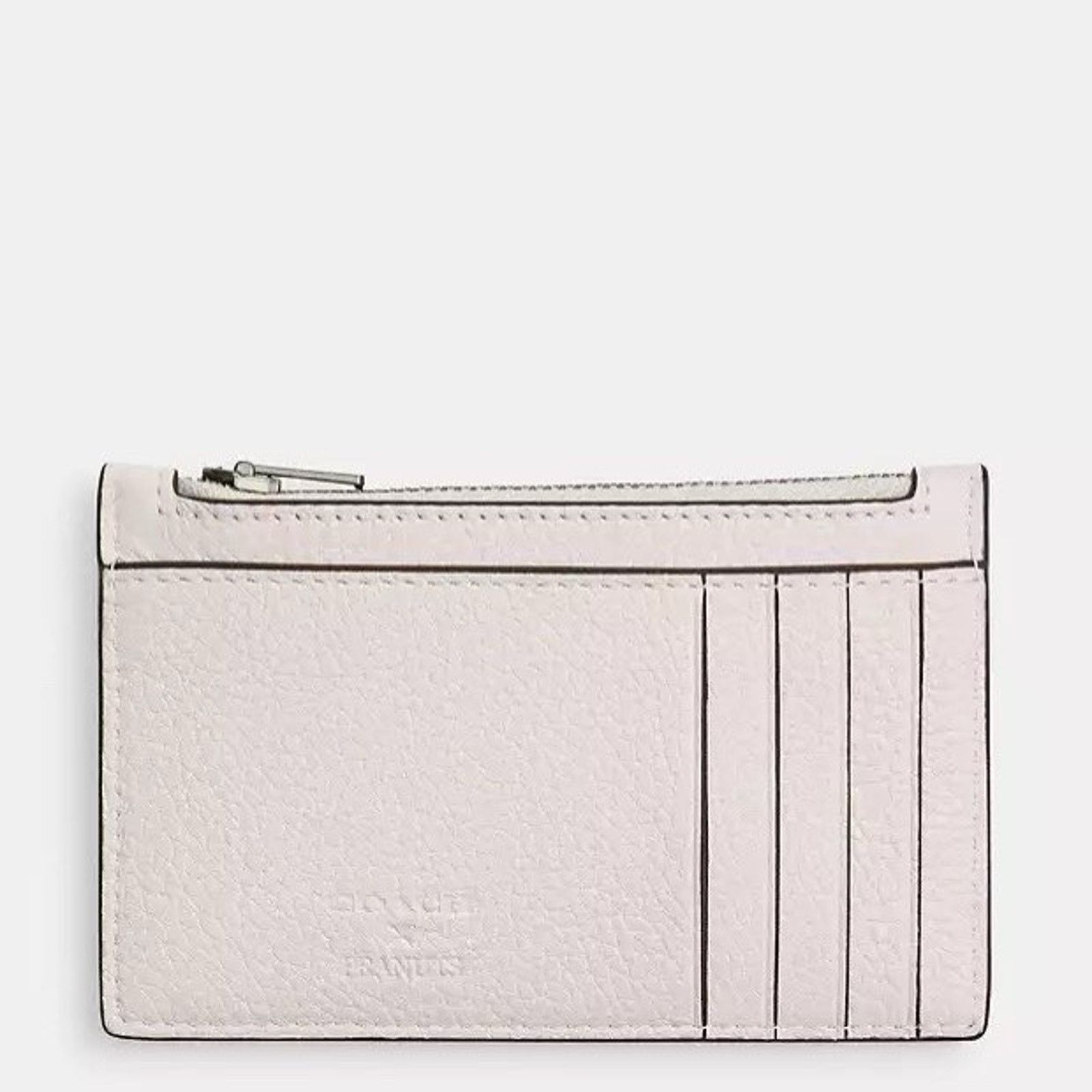 Coach NWT Coach X Peanuts Zip Card Case CBM79 Gunmetal/Chalk Multi Size ONE SIZE - 6 Thumbnail