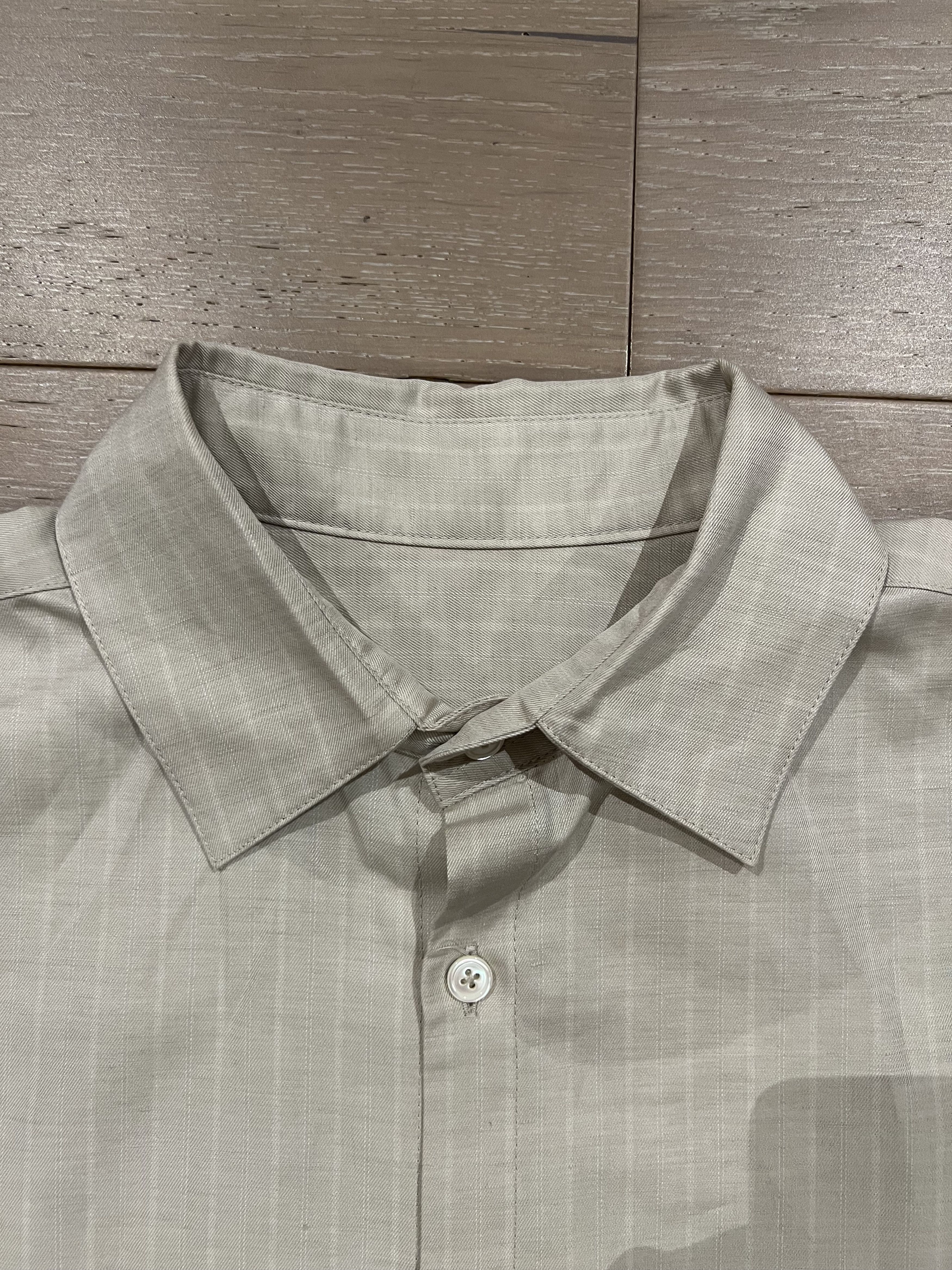 Colbo 💚 1/24 Colbo NYC Banaras Shirt Warm Gray Stripe Medium NEW Size US M / EU 48-50 / 2 - 9 Thumbnail