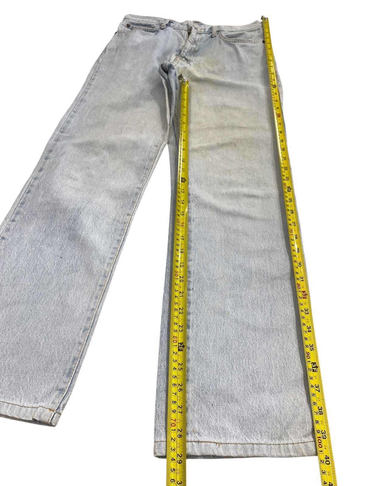 Edwin Edwin Brand Faded Light Wash Style Straight Cut Jeans Size US 30 / EU 46 - 7 Thumbnail