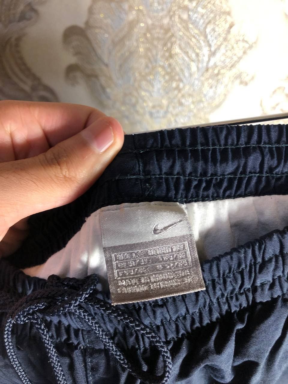 Nike × Vintage VERY RARE NIKE SWEATPANTS NYLON DRILL Y2K RETRO 90s SWOOSH Size US 34 / EU 50 - 7 Thumbnail
