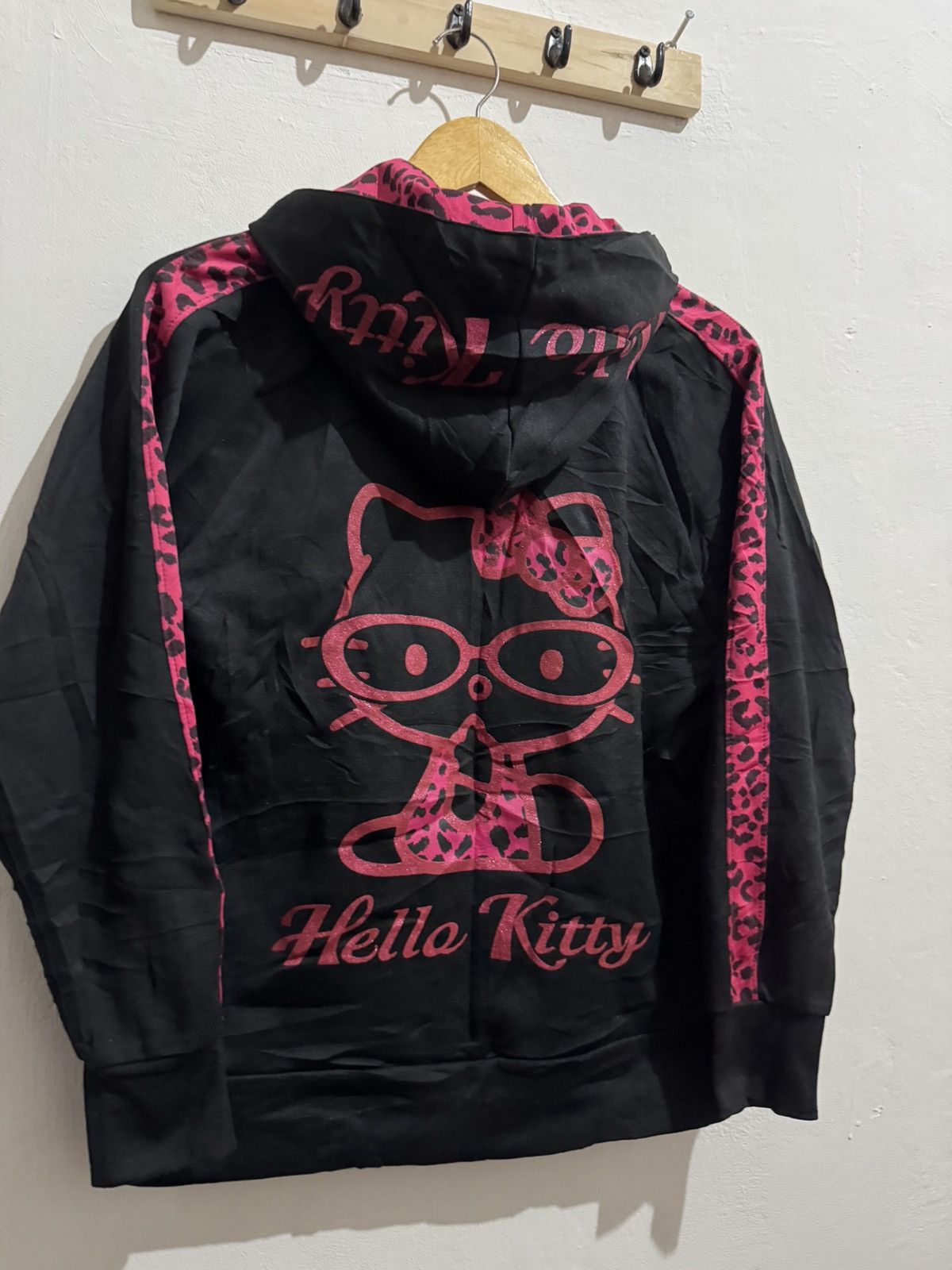 Japanese Brand Y2k Hello Kitty leopard ifsixwasnine style zip hoodie Size S / US 4 / IT 40 - 4 Thumbnail