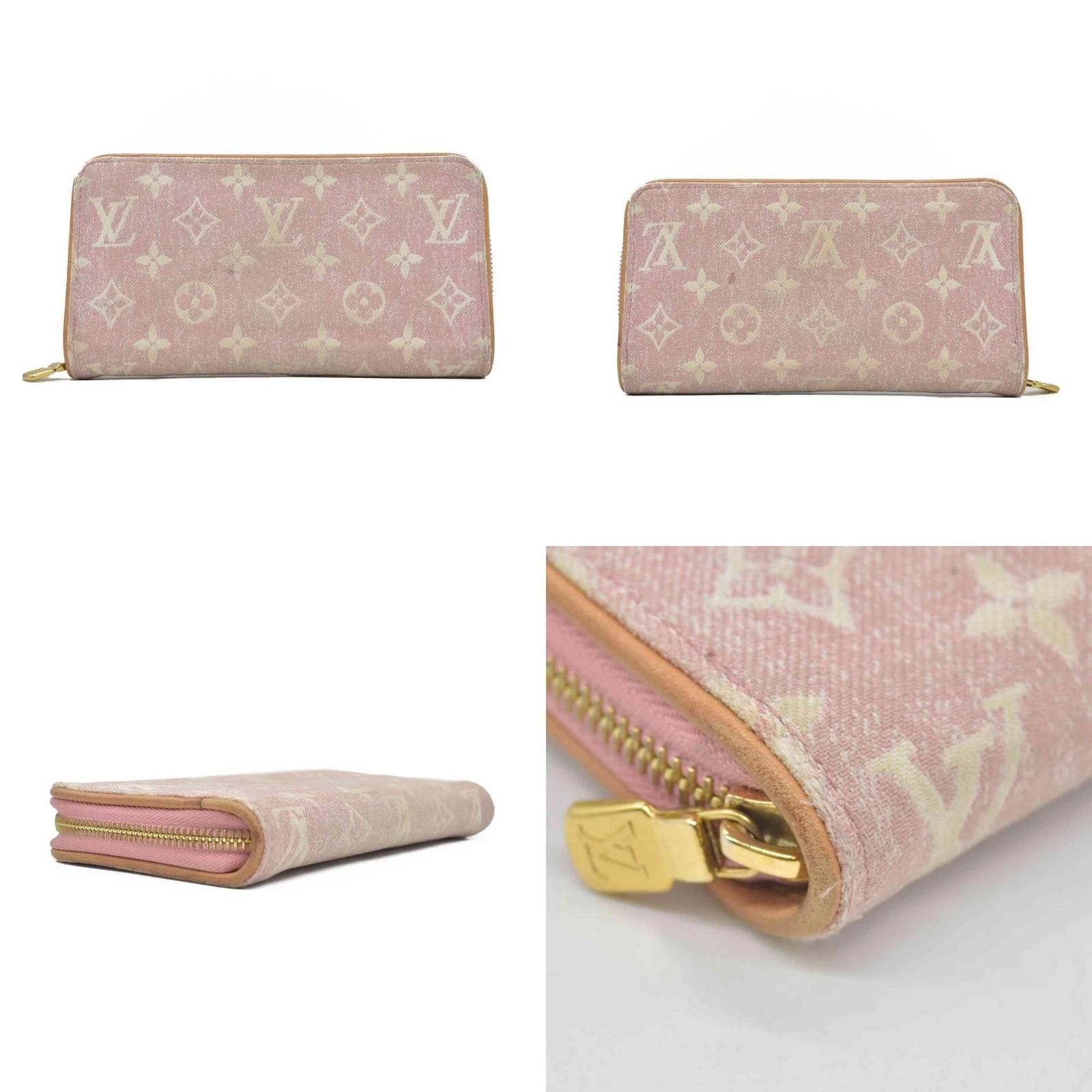 Louis Vuitton $1060 Louis Vuitton Denim Monogram Jacquard Zippy Wallet Size ONE SIZE - 2 Thumbnail