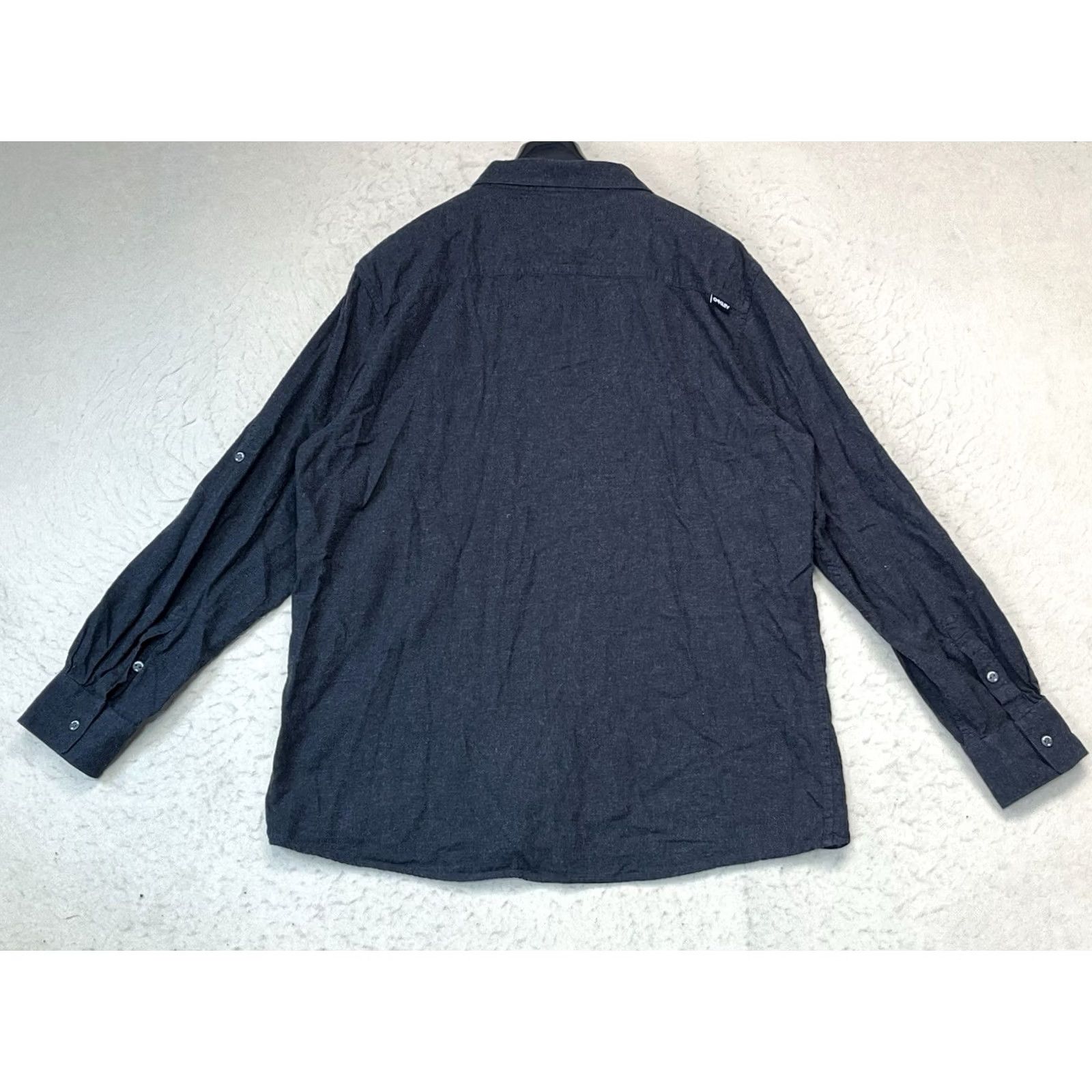 Oakley Oakley Mens Flannel Button-Up Shirt 2XL Cotton Long Sleeve Gray Size US XXL / EU 58 / 5 - 2 Thumbnail