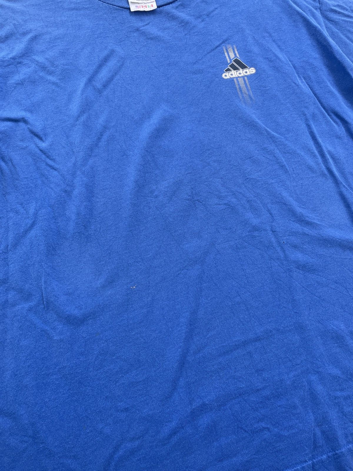 Adidas VINTAGE ADIDAS MADE IN USA BIG LOGO TEE Y2K Size US L / EU 52-54 / 3 - 3 Thumbnail