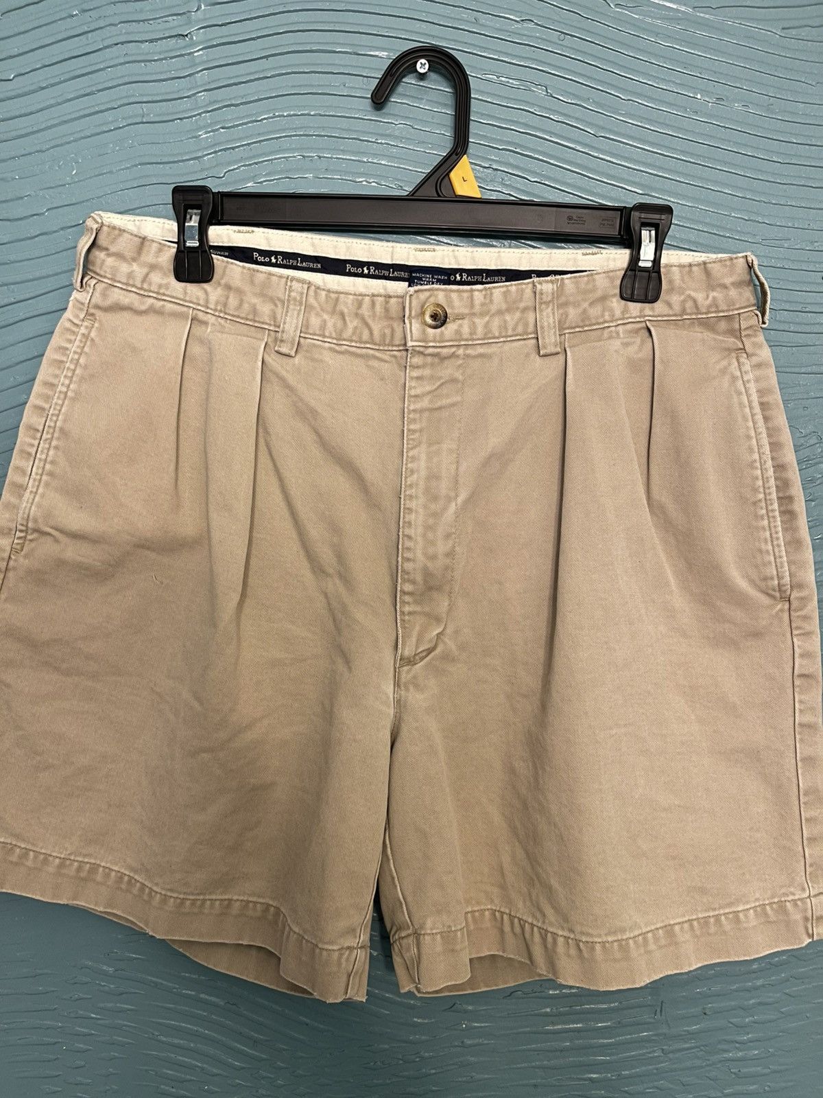 Polo Ralph Lauren Men’s Polo Ralph Lauren tan flat front shorts Size US 34 / EU 50 - 5 Thumbnail