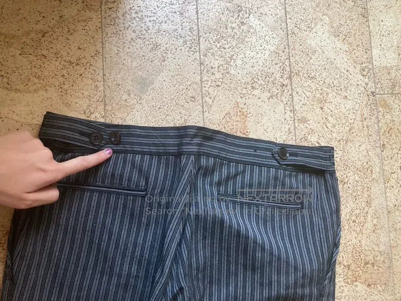 Yohji Yamamoto Yohji Yamamoto size 3 Wool striped trousers Size US 30 / EU 46 - 5 Thumbnail