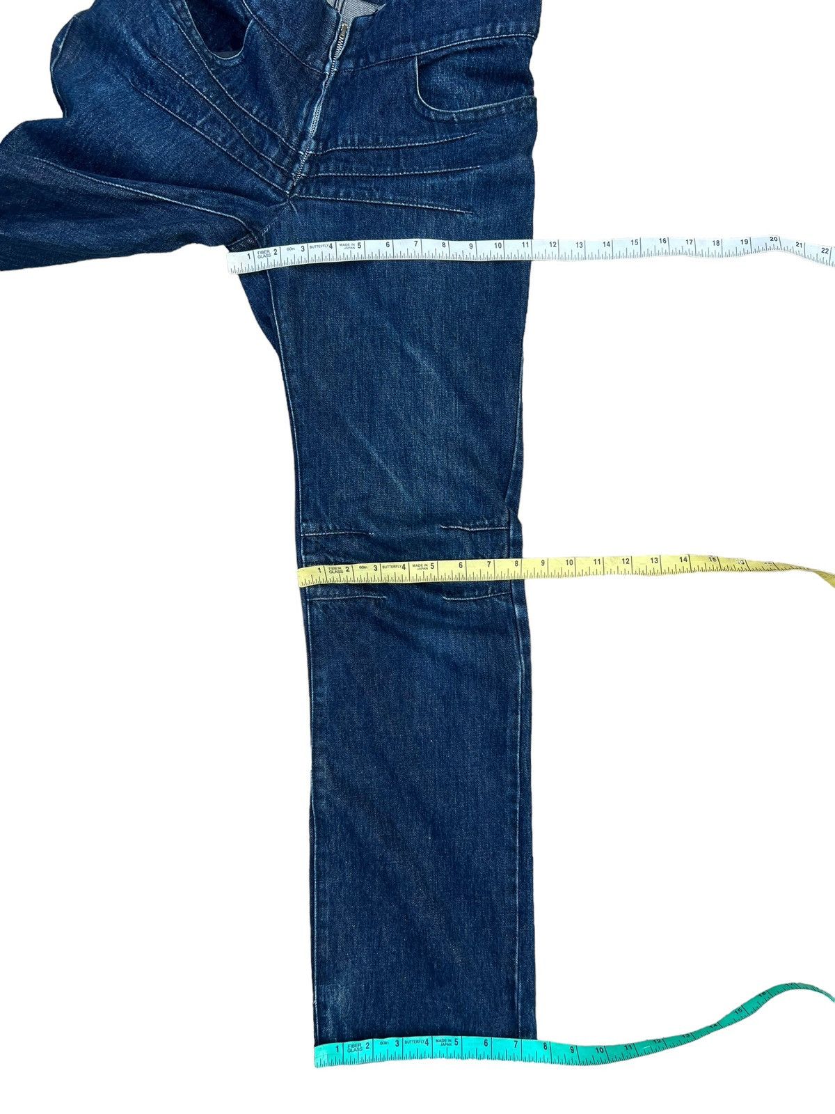Vintage Vintage Yuji Yamada Furnishings Cinch Back Denim Jeans Size US 30 / EU 46 - 3 Thumbnail