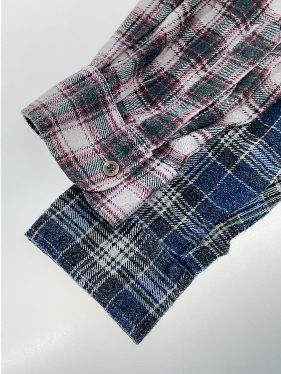 Needles Reconstructed Rebuild Flannel Button Shirt Size US XL / EU 56 / 4 - 3 Thumbnail
