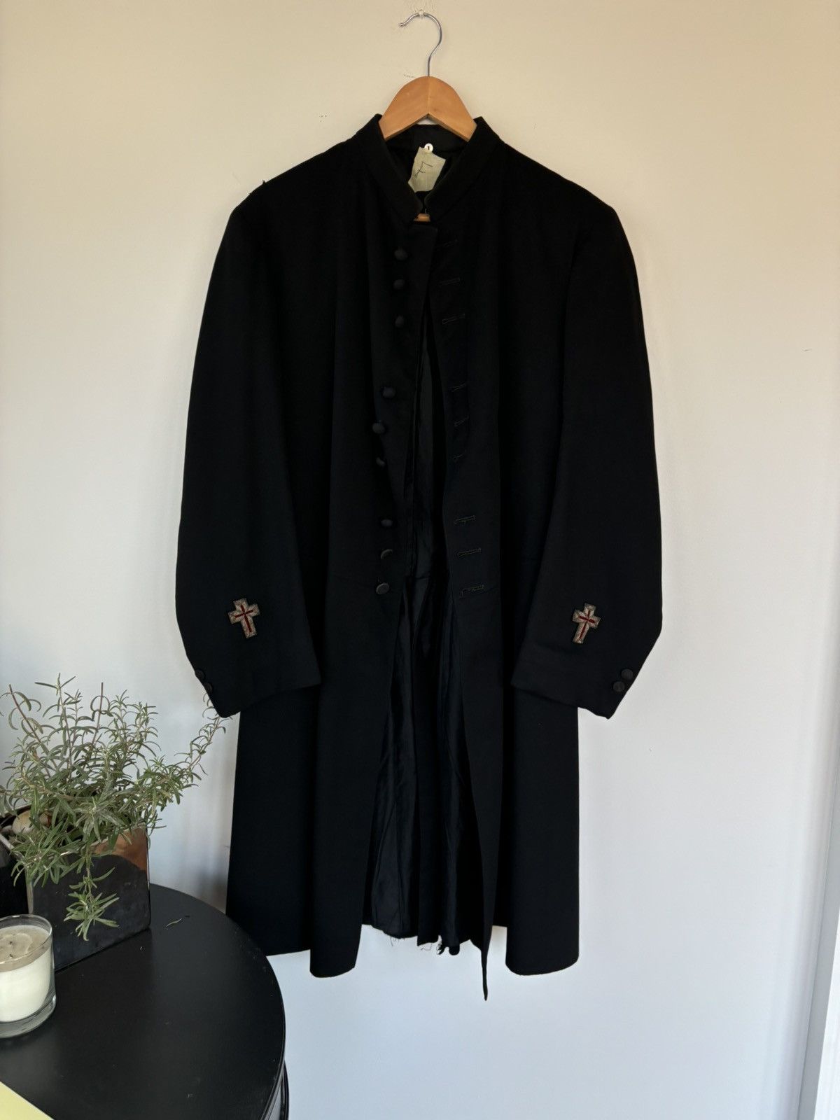 Other Antique Masonic Knights Templar Frock Coat Illuminati Jacket Size US S / EU 44-46 / 1 - 19 Thumbnail