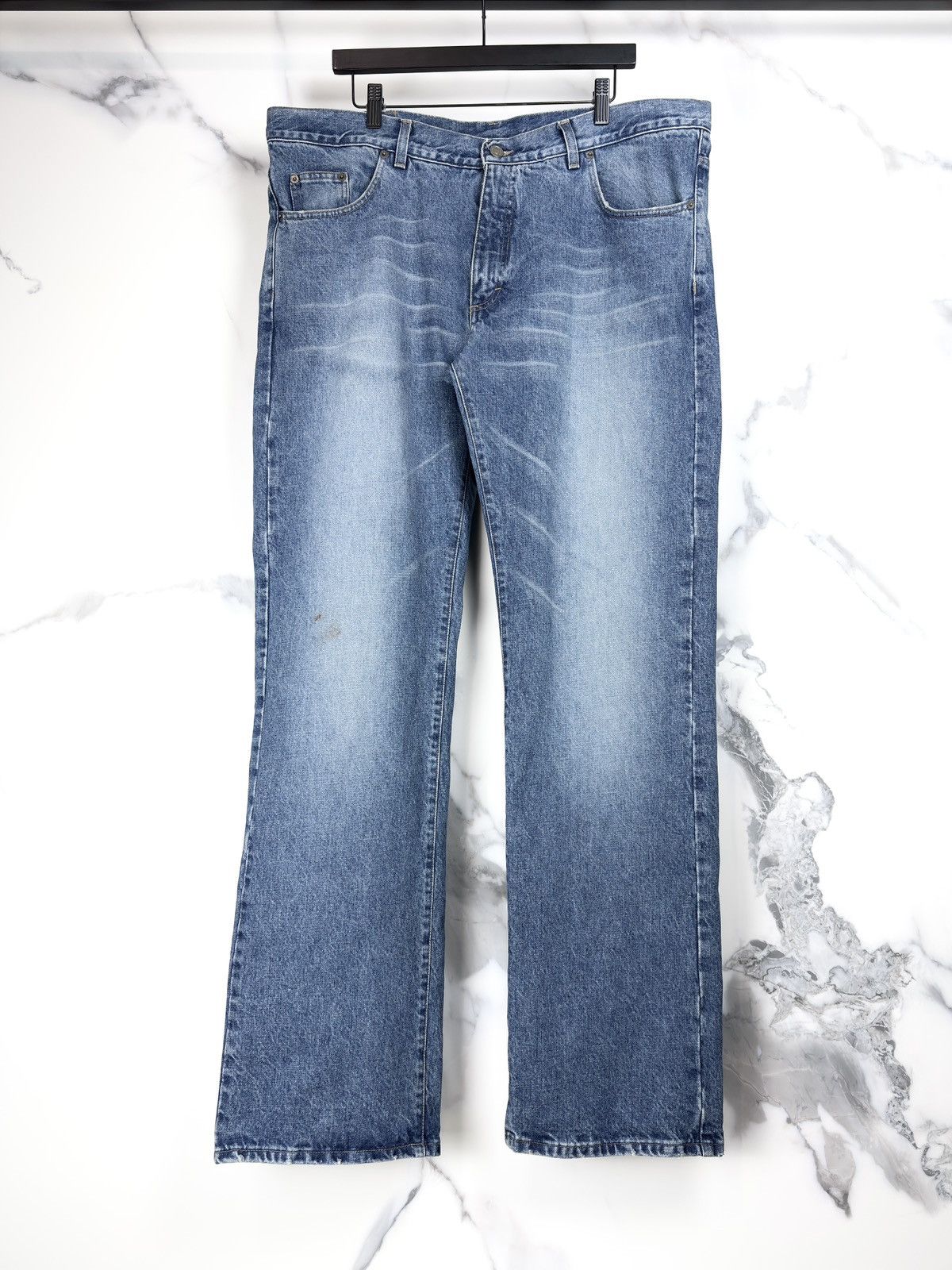 Gucci FW01 Gucci By Tom Ford Vintage Embroidered G Denim Jeans Size US 40 / EU 56 - 2 Thumbnail
