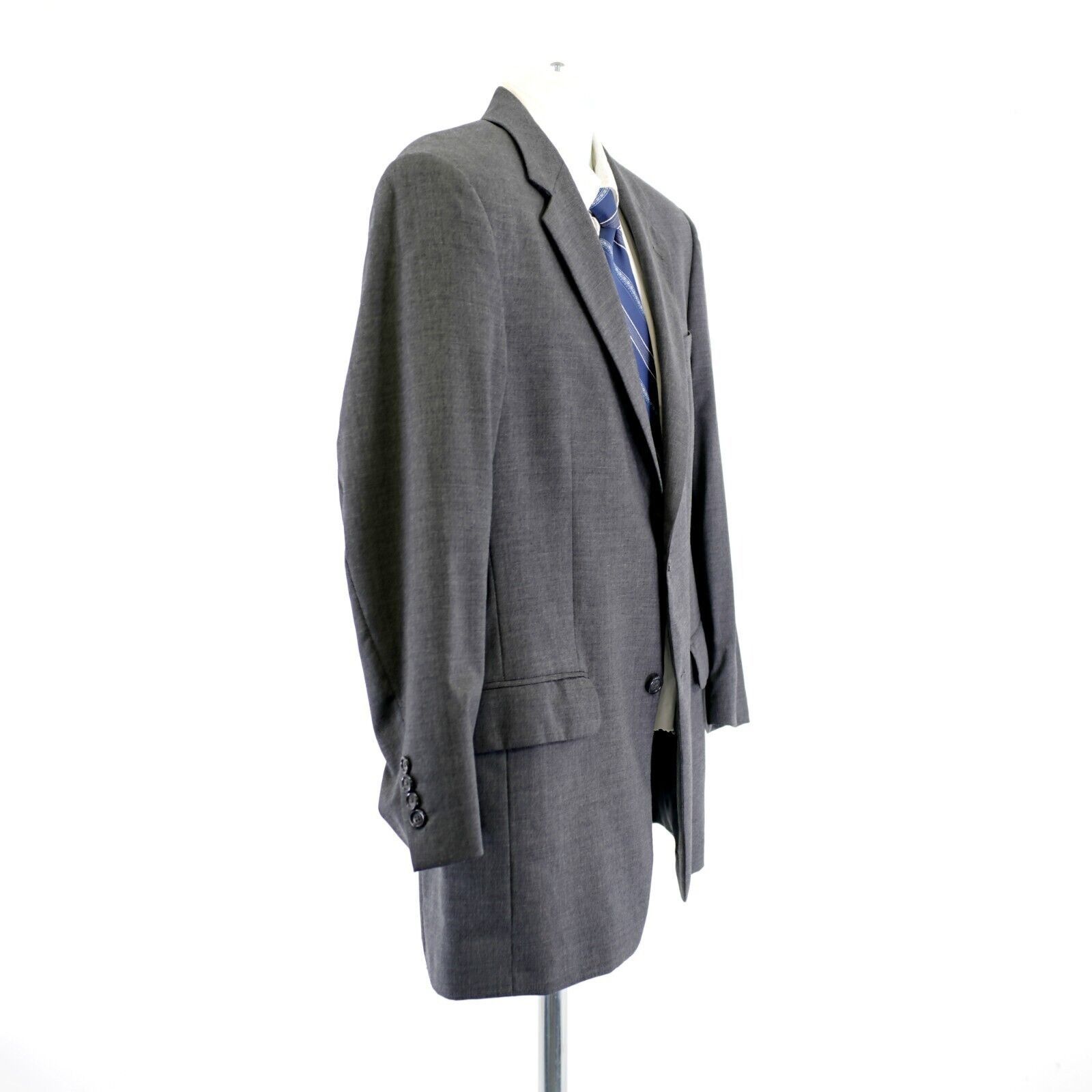 Jos. A. Bank Jos A Bank Wool Gray 40R 2 Button Suit Jacket / Blazer Size 40R - 7 Thumbnail