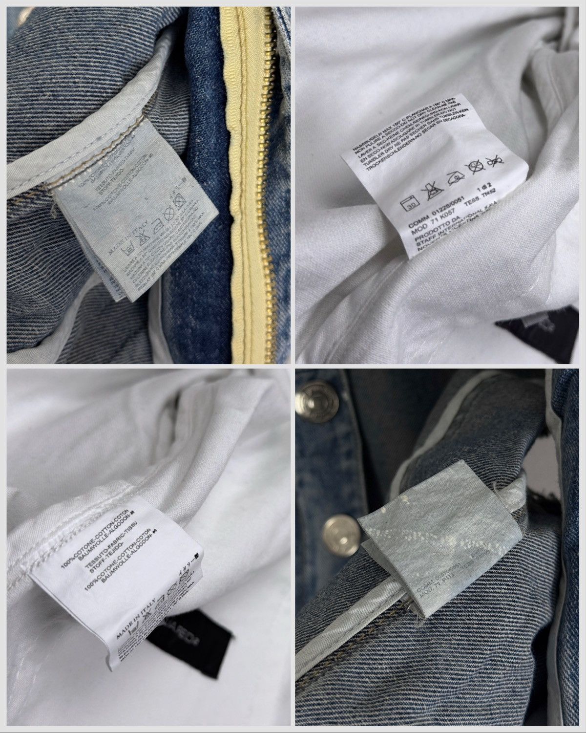 Dsquared2 SS 2005 Dsquared2 3 in 1 Tattoo Denim Jacket. Size US M / EU 48-50 / 2 - 7 Thumbnail
