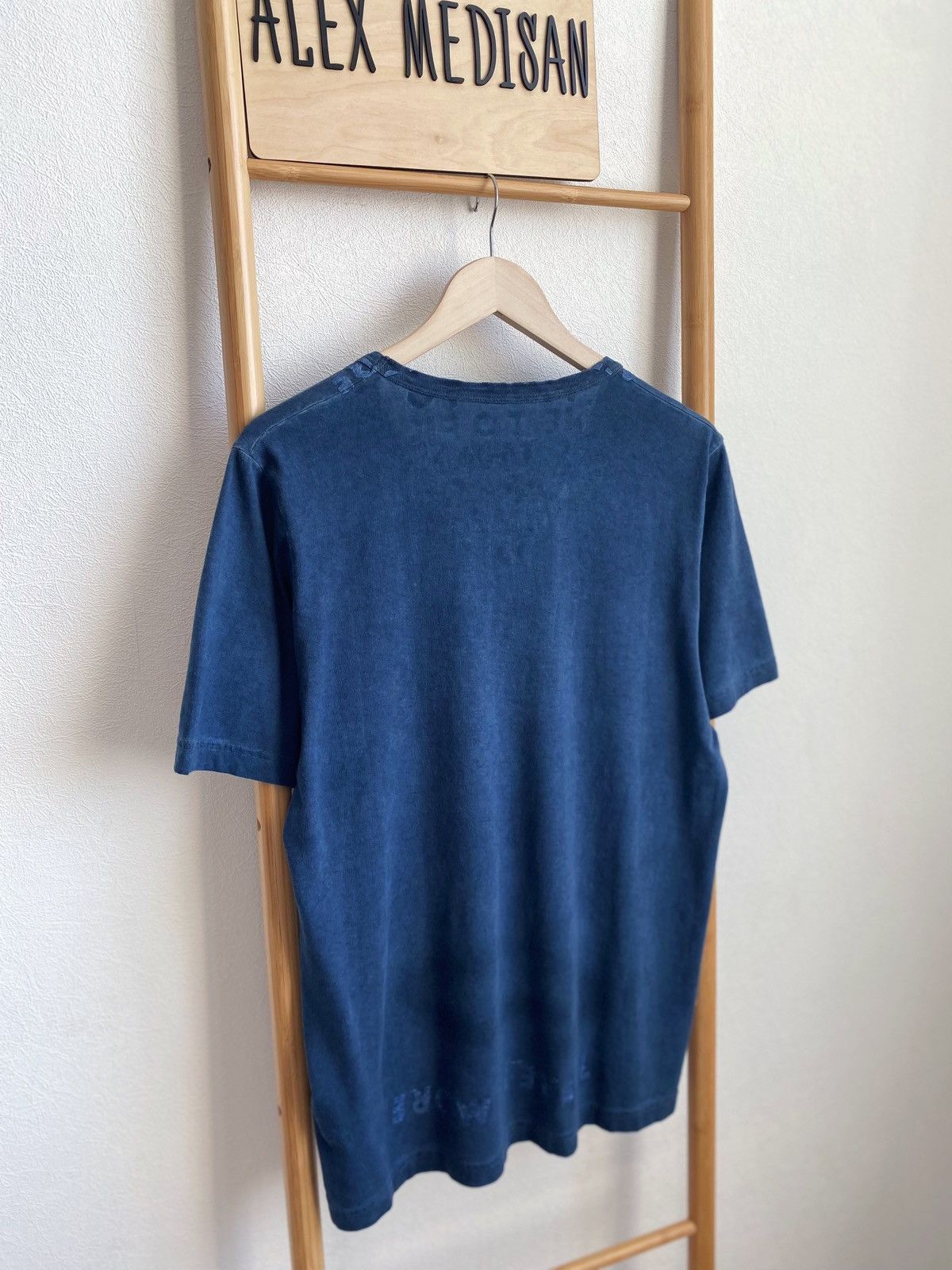 Maison Margiela MAISON MARTIN MARGIELA AIDS garment dyed v- neck t-shirt Size US M / EU 48-50 / 2 - 7 Thumbnail