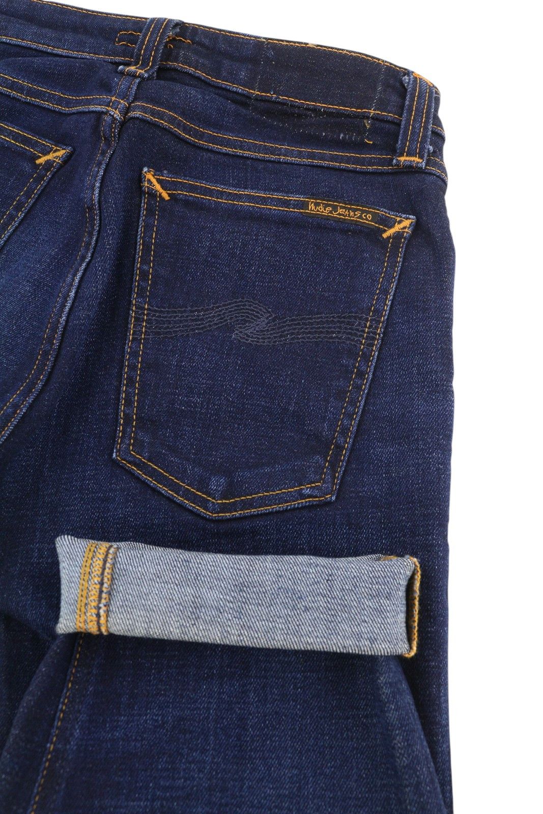 Nudie Jeans SKINNY LIN W27 Blue Denim Stretch Shorts 83833 Size 27" / US 4 / IT 40 - 5 Thumbnail