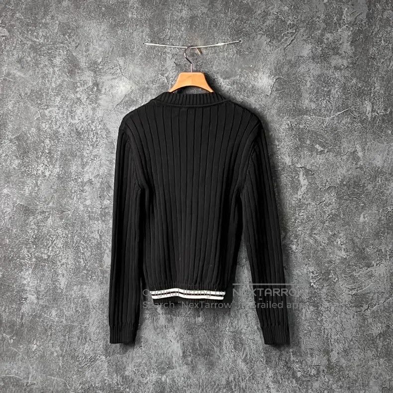 Valentino Valentino Black cotton knitted cardigan Size S / US 4 / IT 40 - 3 Thumbnail