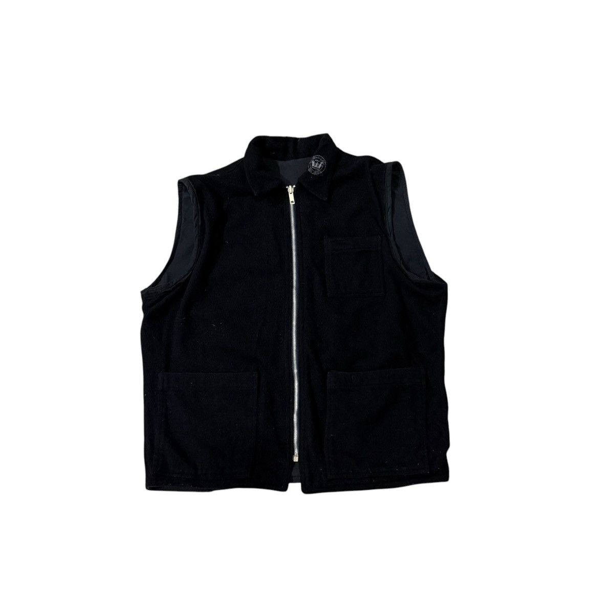 Marithe + Francois Girbaud Vintage 80’s Complements By MFG Reversible Wool Cotton Vest Size US S / EU 44-46 / 1 - 13 Thumbnail
