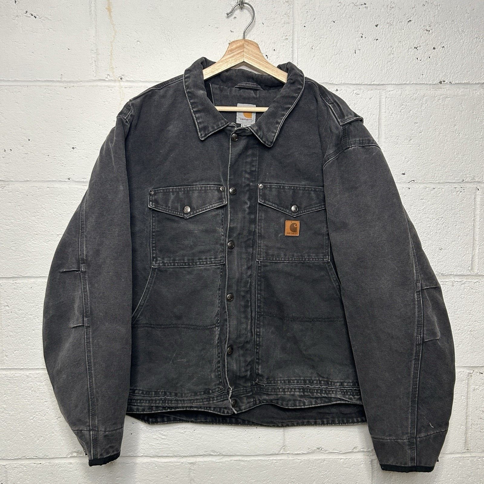 Carhartt Carhartt Berwick Fleece-Lined Jacket “Black” 101230 Size US XXL / EU 58 / 5 - 1 Thumbnail