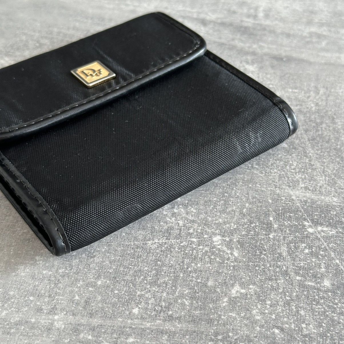 Christian Dior Monsieur Dior Wallet Black Canvas Leather Vintage from 1980’ Size ONE SIZE - 3 Thumbnail