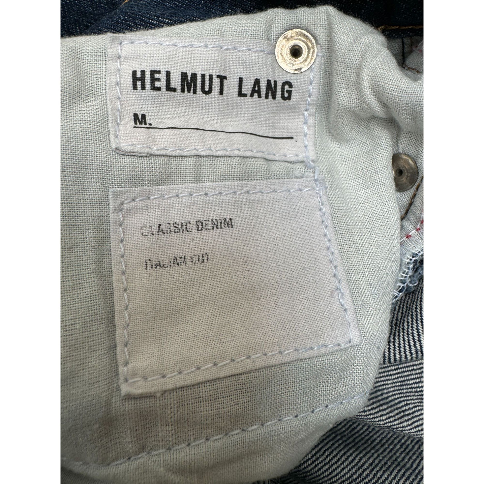 Helmut Lang Vintage Navy Denim Jeans Size US 29 - 5 Thumbnail