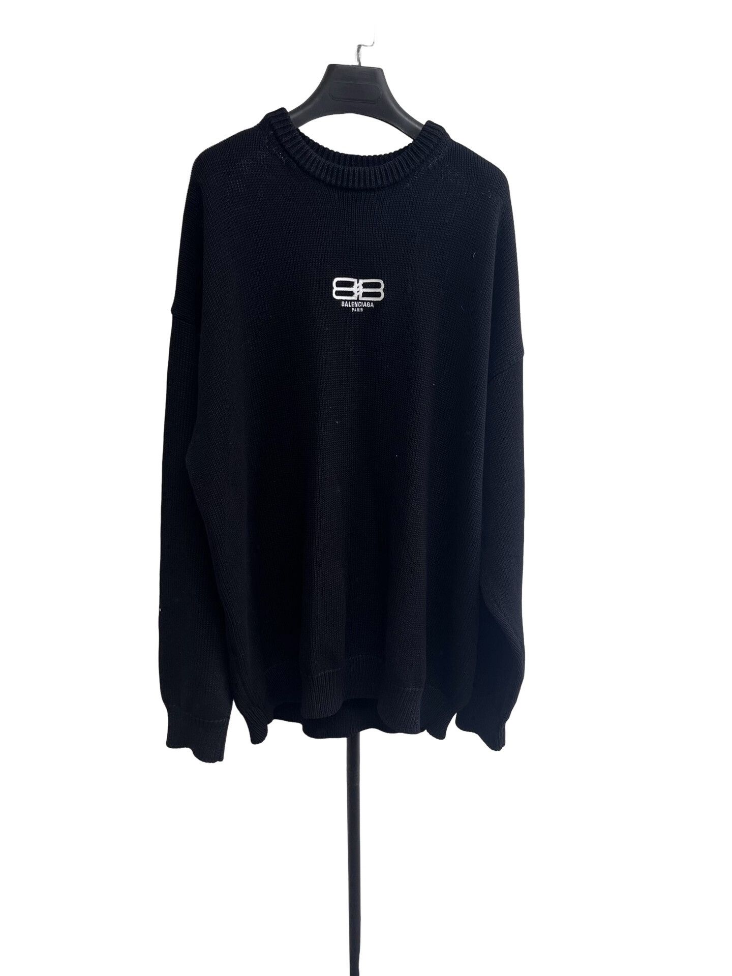 Balenciaga Balenciaga BB Logo Embroidered Sweater Size M Size US M / EU 48-50 / 2 - 1 Thumbnail