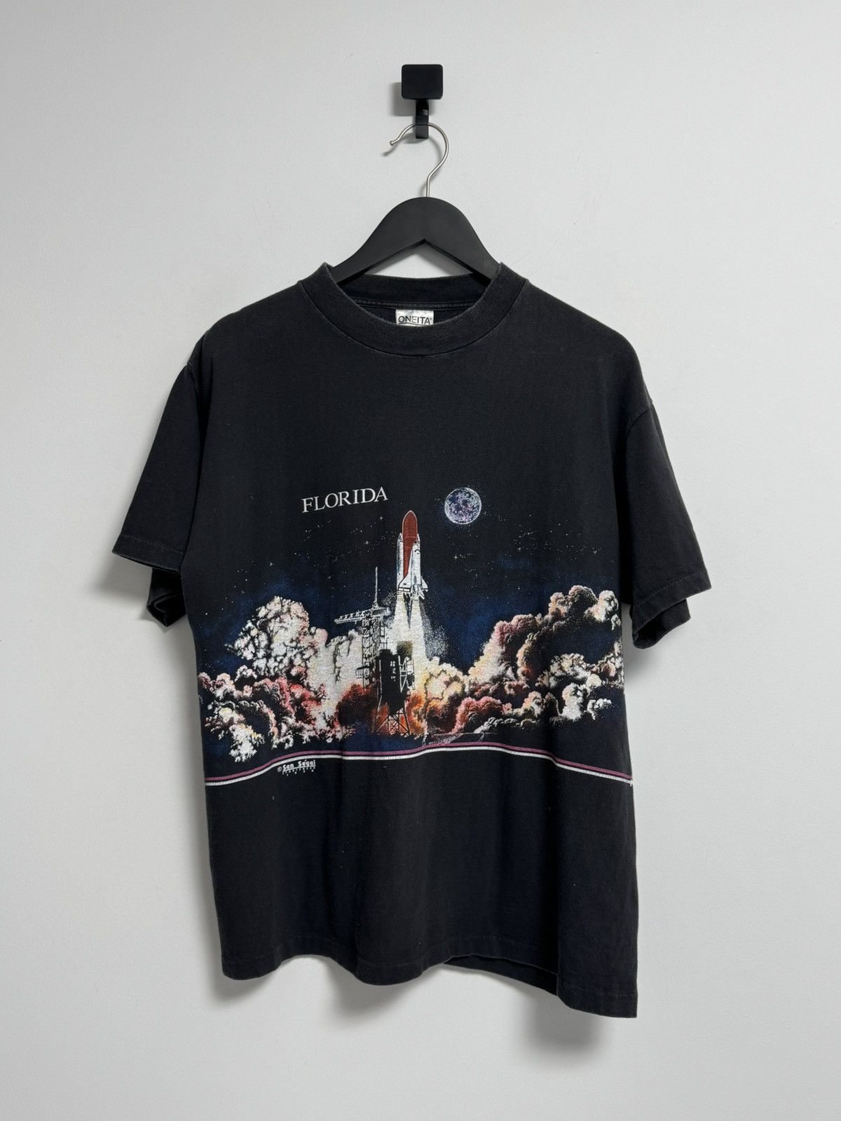 Other Vintage Florida NASA Kennedy Space Over Print Shirt Tee Rare Size US L / EU 52-54 / 3 - 1 Thumbnail