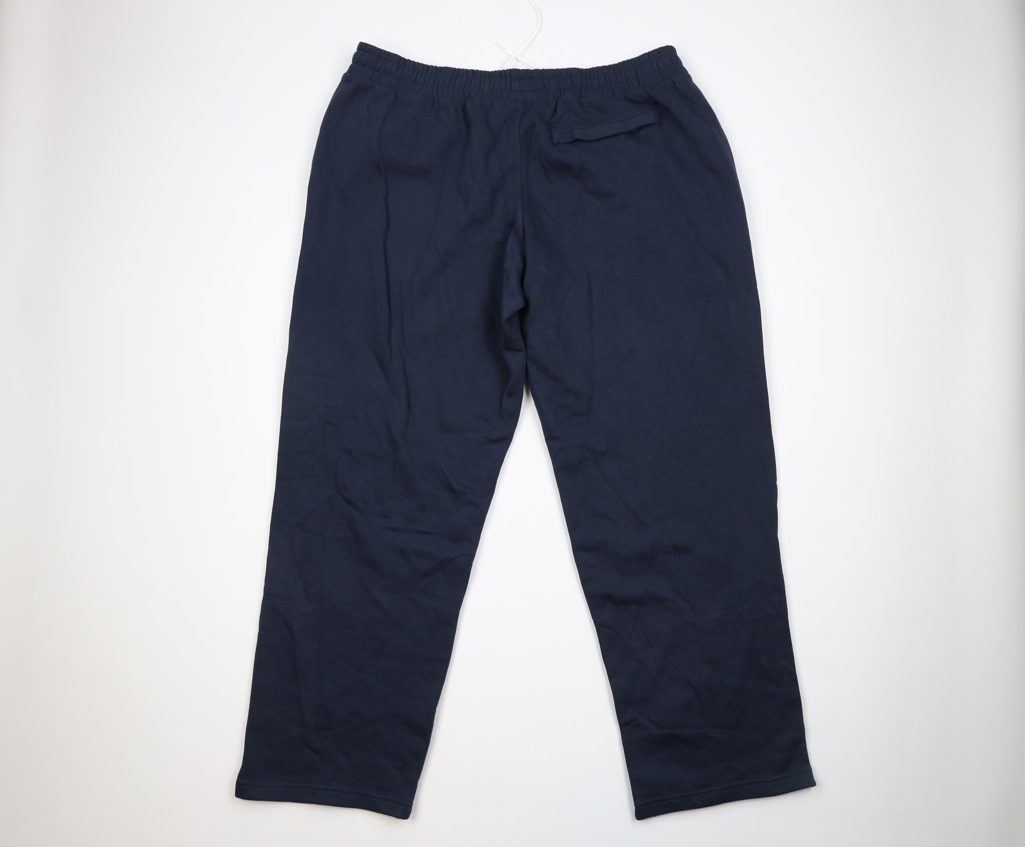 Nike × Vintage Vintage Nike Scott Mini Swoosh Wide Leg Sweatpants Blue Size US 40 / EU 56 - 8 Thumbnail
