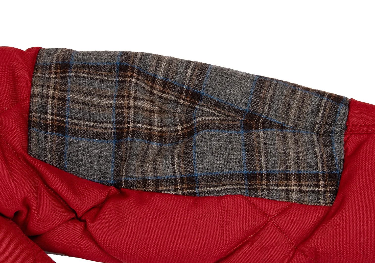 Junya Watanabe Quilted Down Hooded Jacket in Red, Size XS Size US XS / EU 42 / 0 - 19 Thumbnail