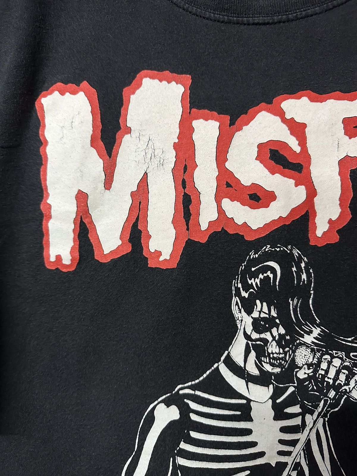 Band Tees Vintage 90s Misfits Legacy Of Brutality Faded Tee Size US XL / EU 56 / 4 - 4 Thumbnail
