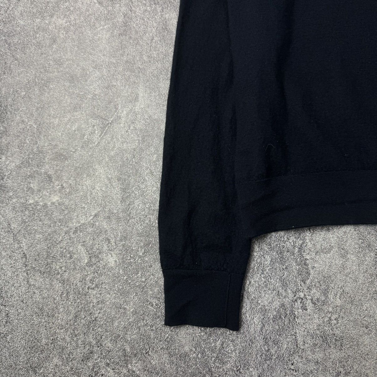 Loro Piana Loro Piana Uniform Black Long Sleeve Cashmere/Silk Polo Size XS / US 0-2 / IT 36-38 - 5 Thumbnail