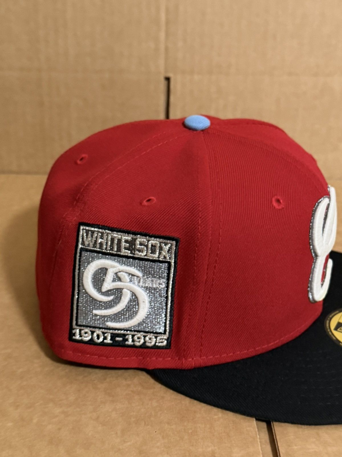 New Era 7 1/2 Chicago Sox SFD FNF “Banned” Edition Rushmore Size ONE SIZE - 3 Thumbnail