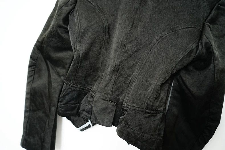 Comme des Garcons Comme des Garcons Silk Blended Cutter Sleeve Jacket Size US S / EU 44-46 / 1 - 7 Thumbnail