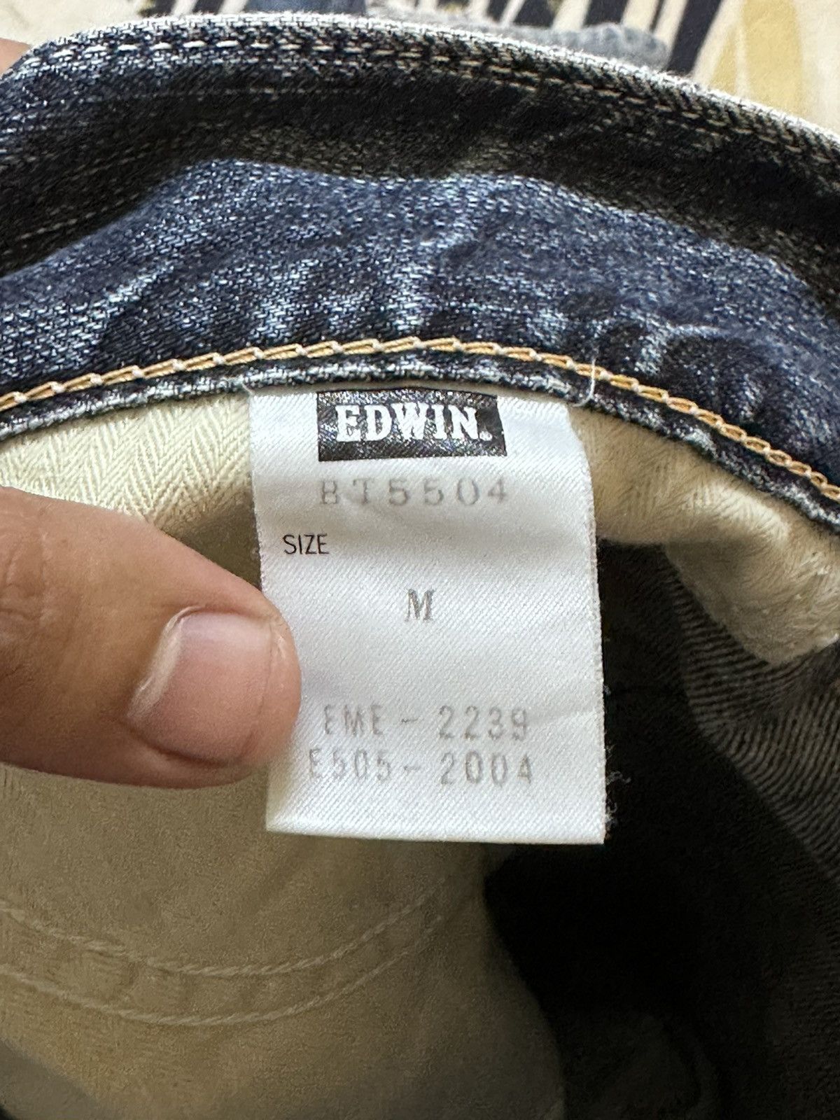 Edwin Vintage Edwin 503 BlueTrip Special Flare Grunge Denim Size US 31 - 11 Thumbnail
