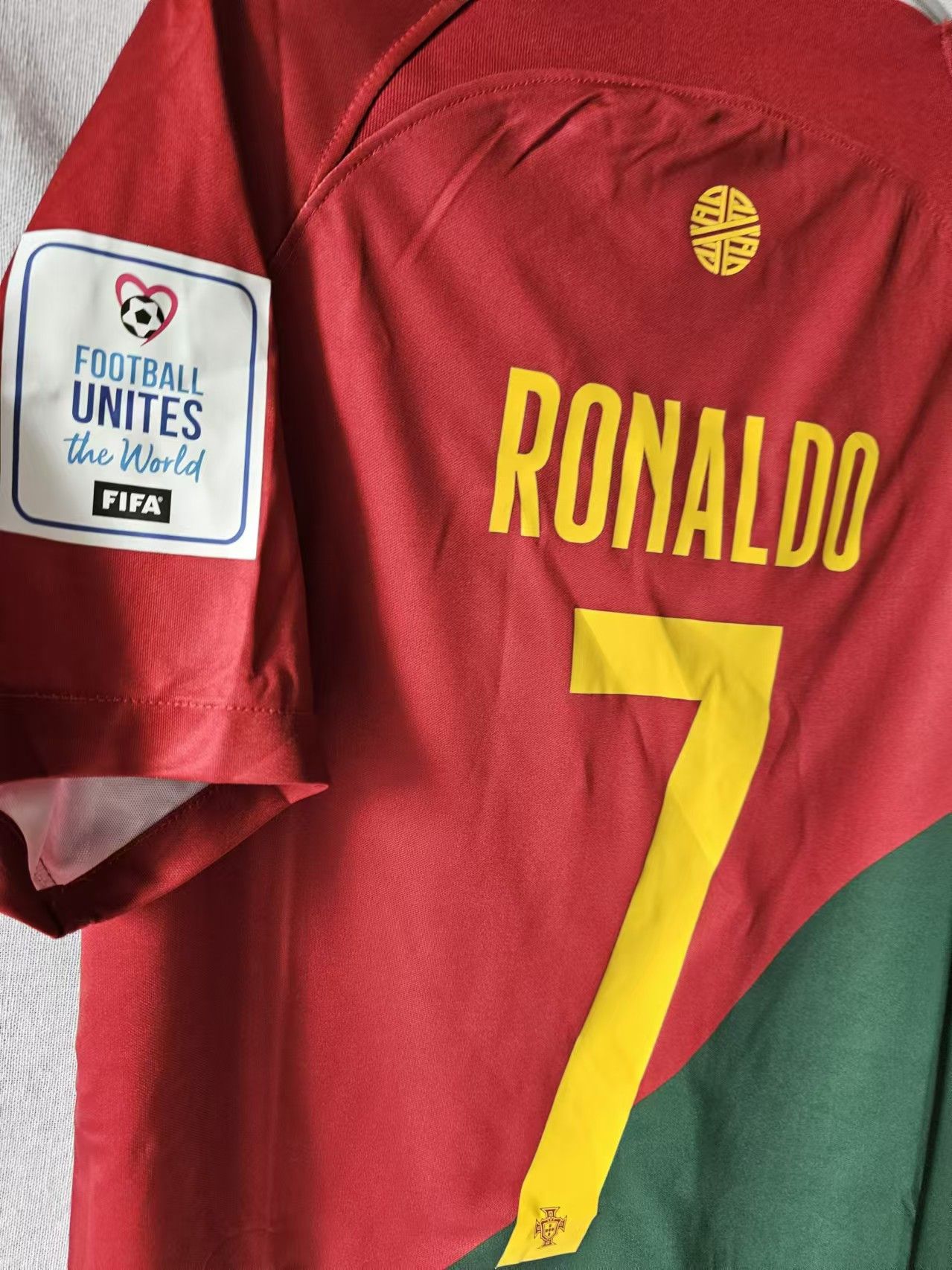 Other 2022 Portugal #7 C Ronaldo Jersey Home L Size US L / EU 52-54 / 3 - 4 Thumbnail