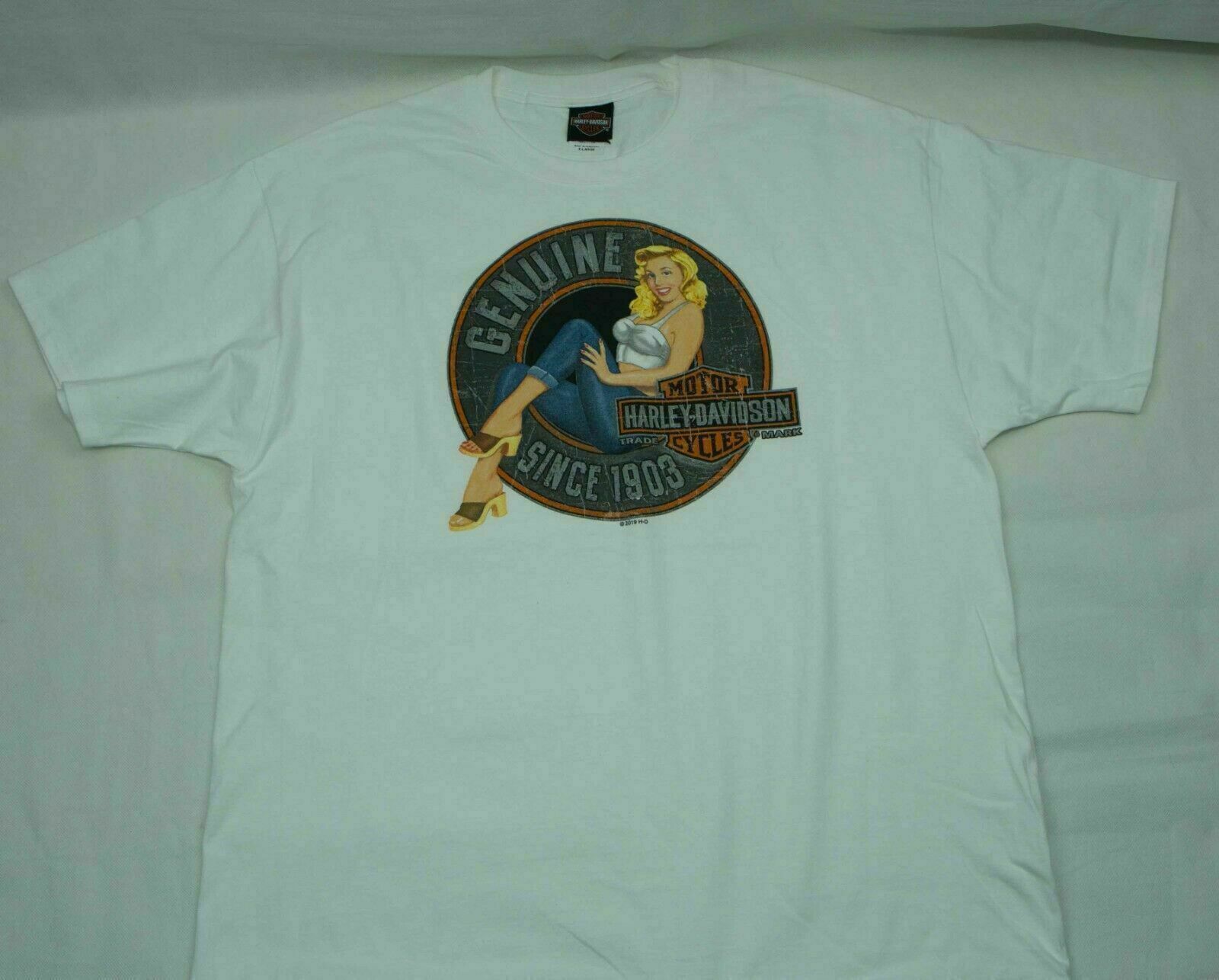 Harley Davidson -- MENS HARLEY DAVIDSON T SHIRT COTTON SIZE XL Size US XL / EU 56 / 4 - 4 Thumbnail