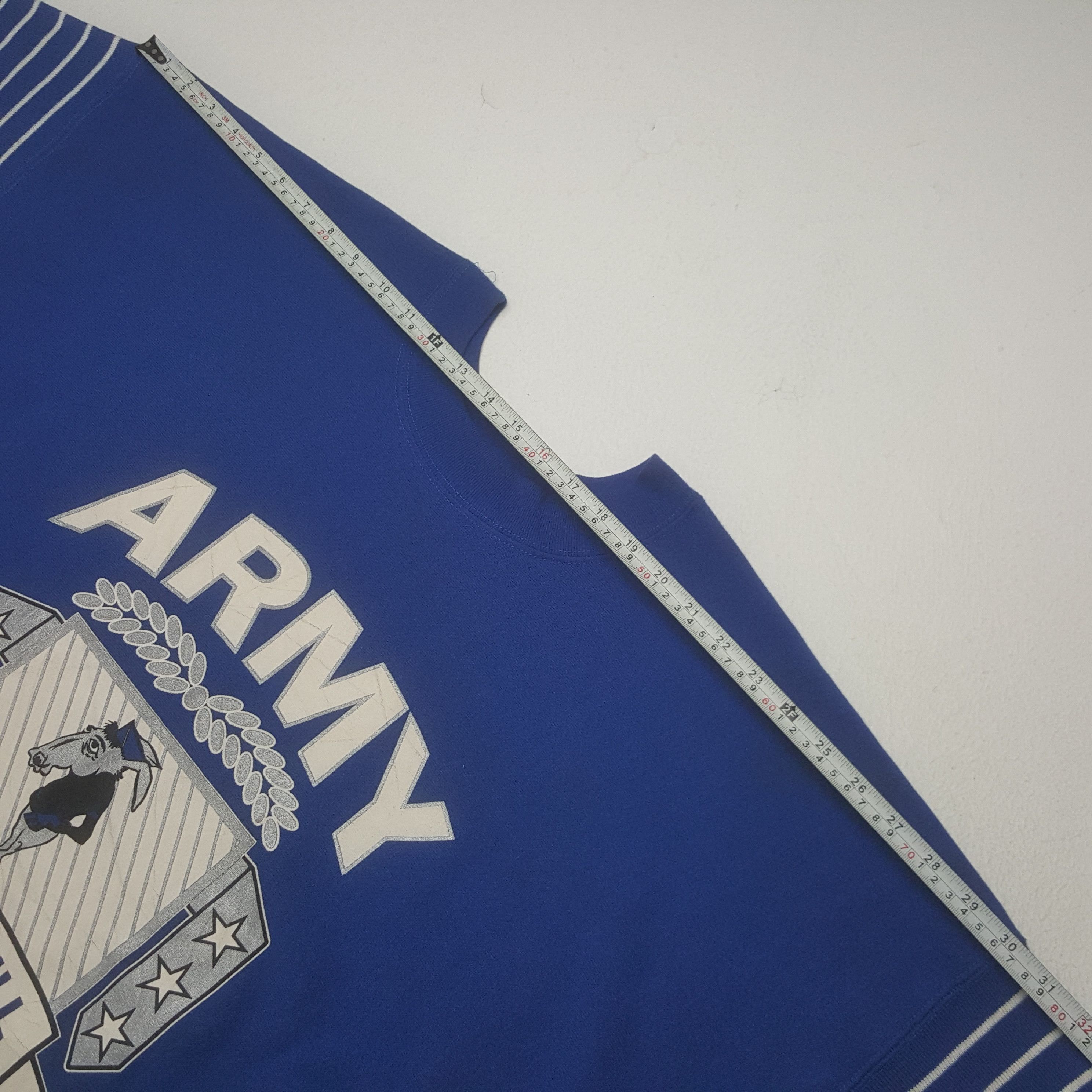 Vintage Vintage Army Striped Sweatshirt Size US XL / EU 56 / 4 - 5 Thumbnail