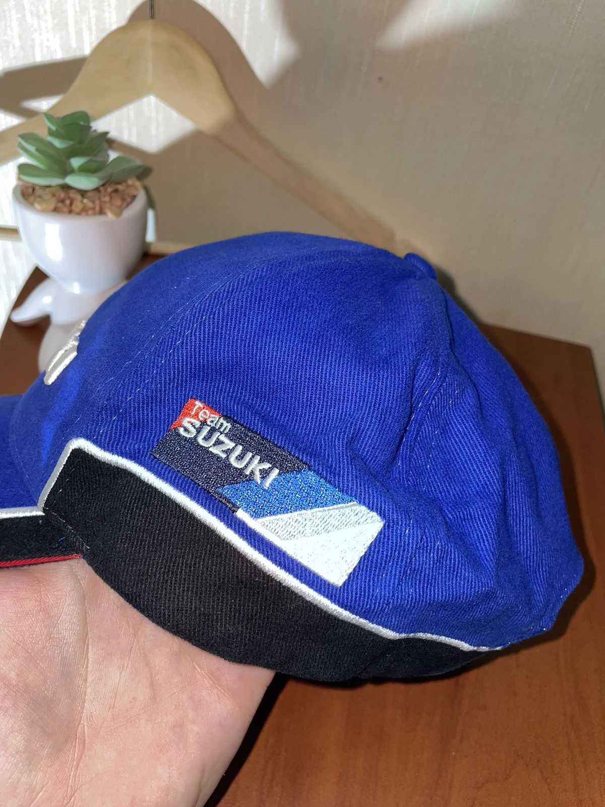 Vintage Suzuki vintage racing cap 90s Size ONE SIZE - 4 Thumbnail
