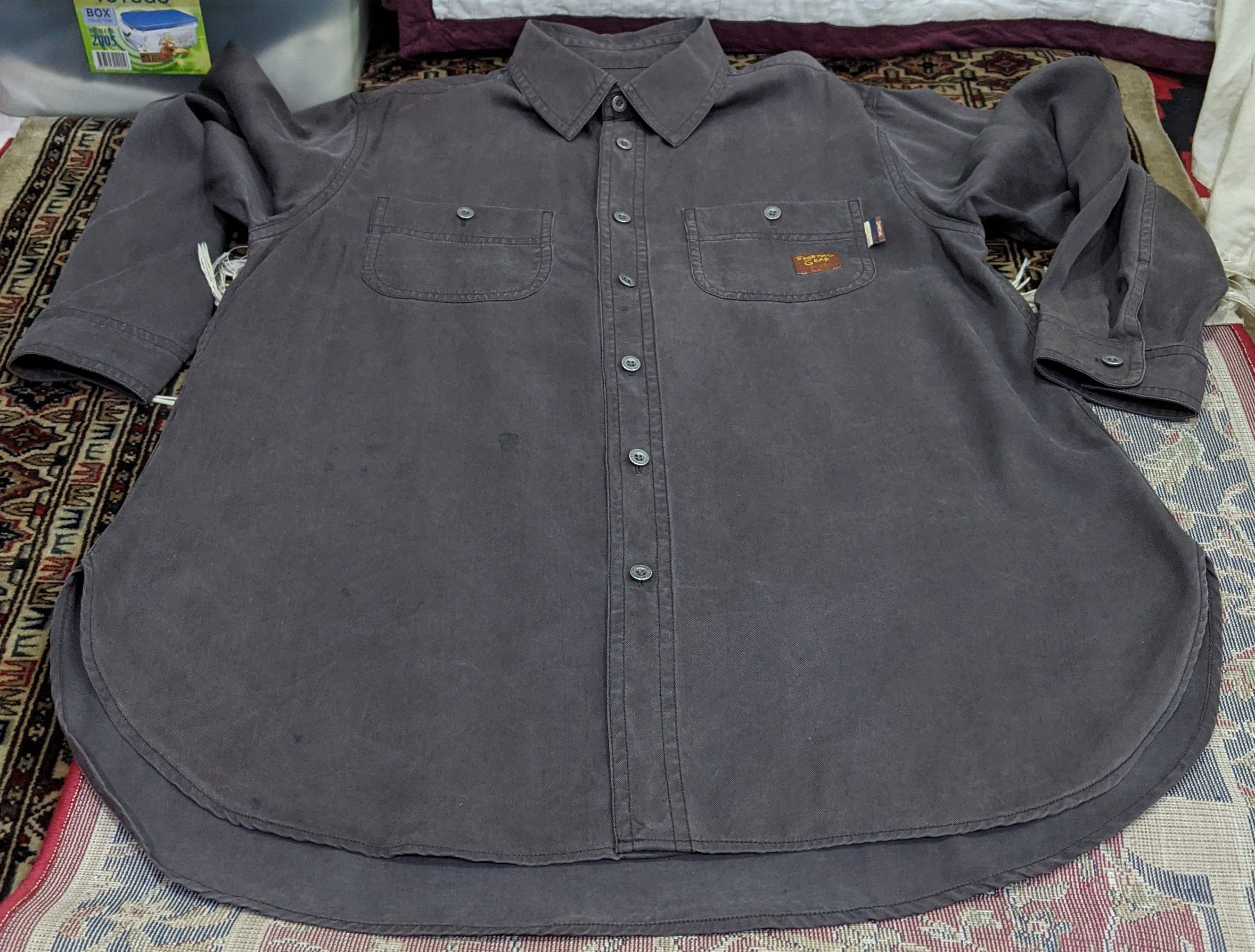 Hai Sporting Gear Issey Miyaki Hai Sporting Gear Button Ups L/S M fits L Size US M / EU 48-50 / 2 - 13 Thumbnail