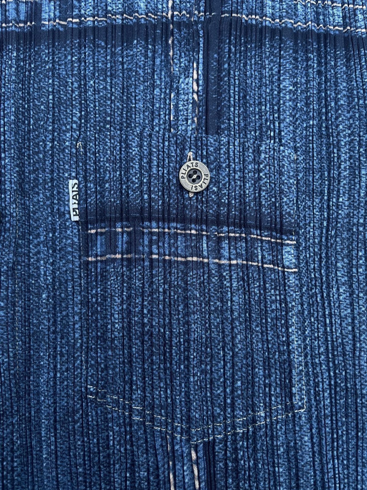Pleats Please Issey Miyake Issey Miyake Pleats Please Denim Printed Size ONE SIZE - 5 Thumbnail