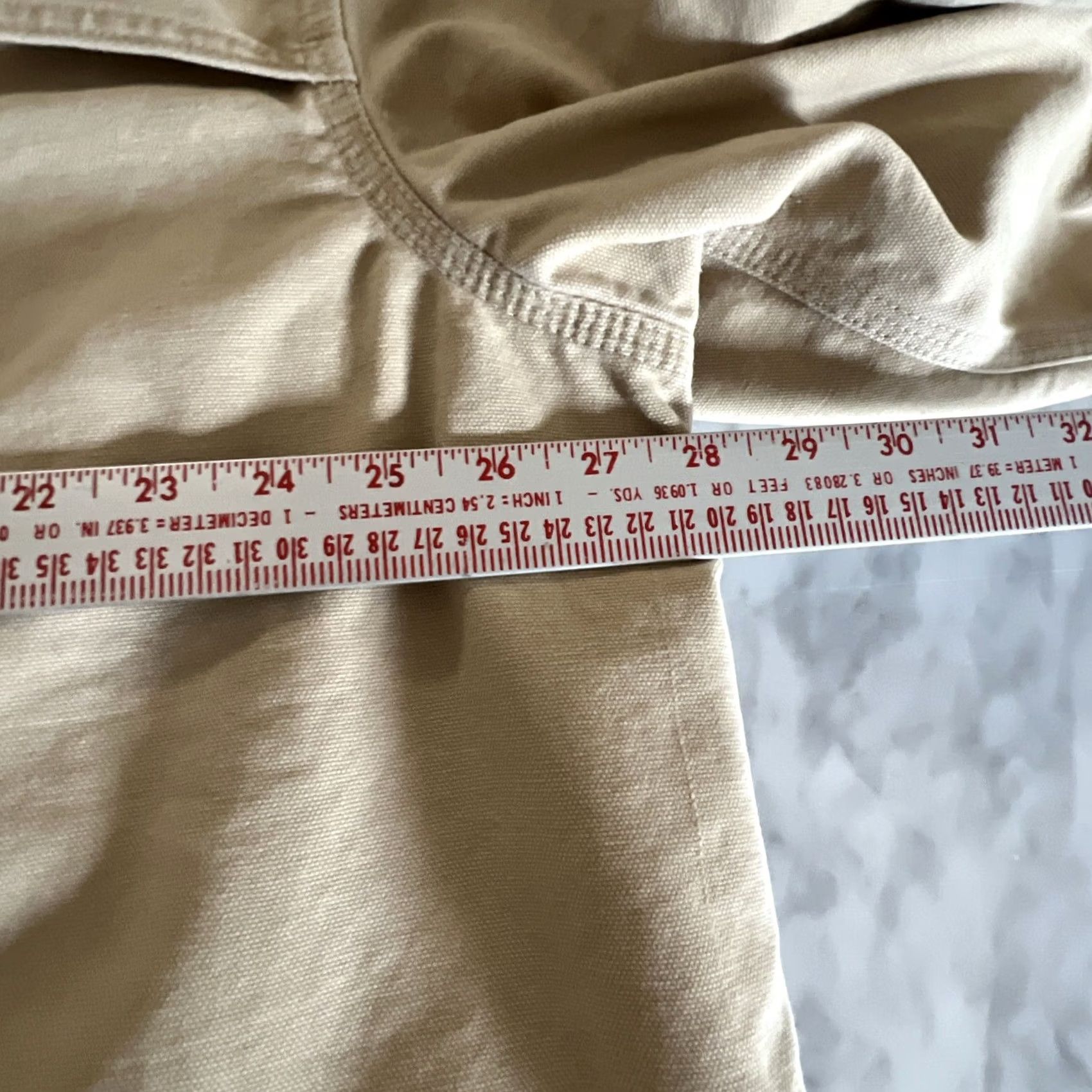Carhartt VINTAGE Carhartt Jacket Men’s 2XL Chore Solid Pocket Snap Zip Beige USA Size US XXL / EU 58 / 5 - 7 Thumbnail