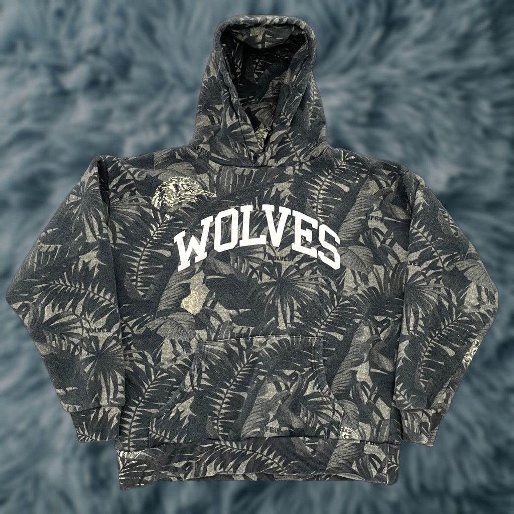 Vintage VINTAGE Drac Sport Sweater Womens Small Floral Wolves Pullover Hoodie Limited Edition S Size S / US 4 / IT 40 - 1 Thumbnail